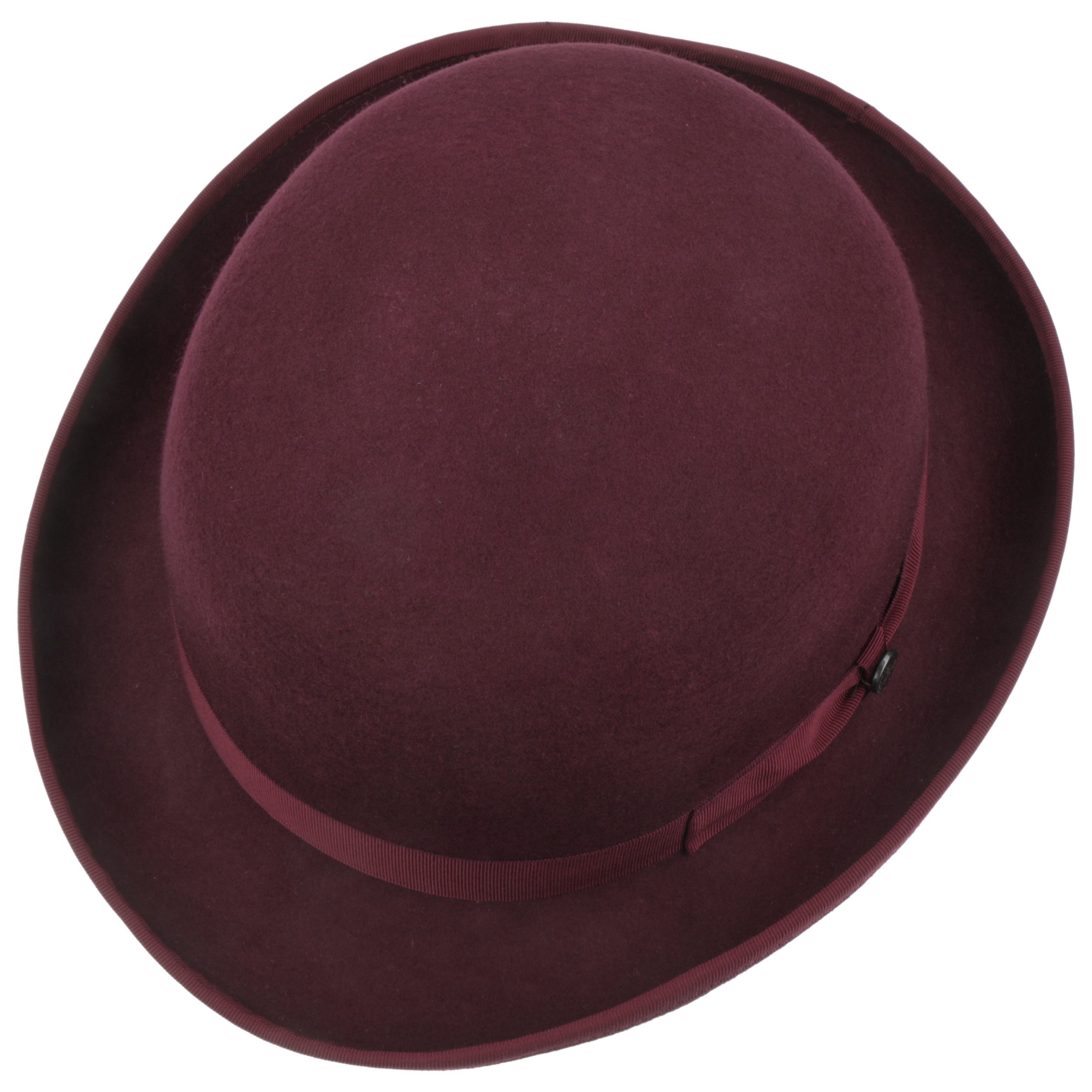 cappello con visiera bordeaux