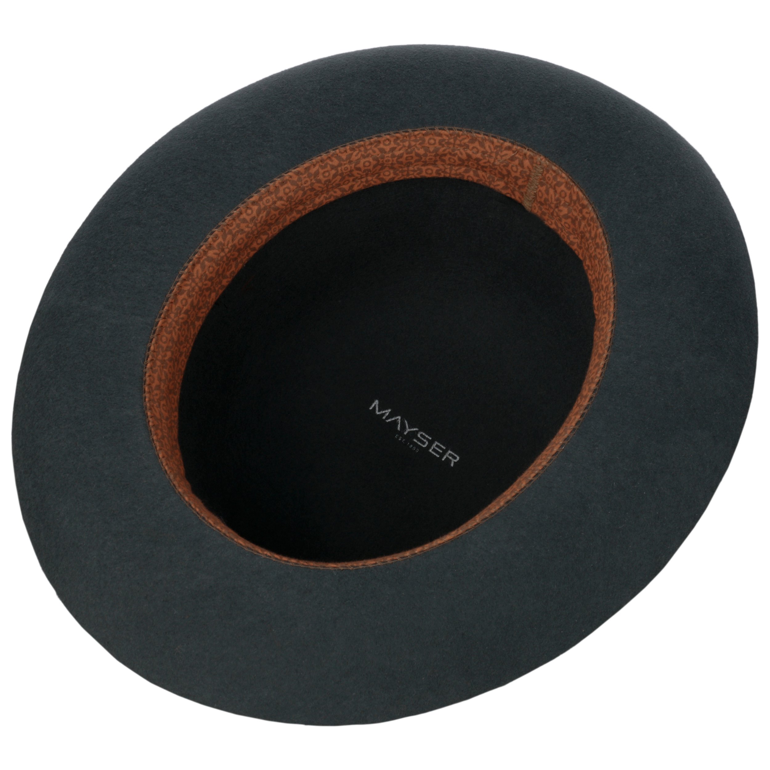Cappello Bombetta Mayser In Feltro Lana - Classico Uomo/Donna, Made In EU