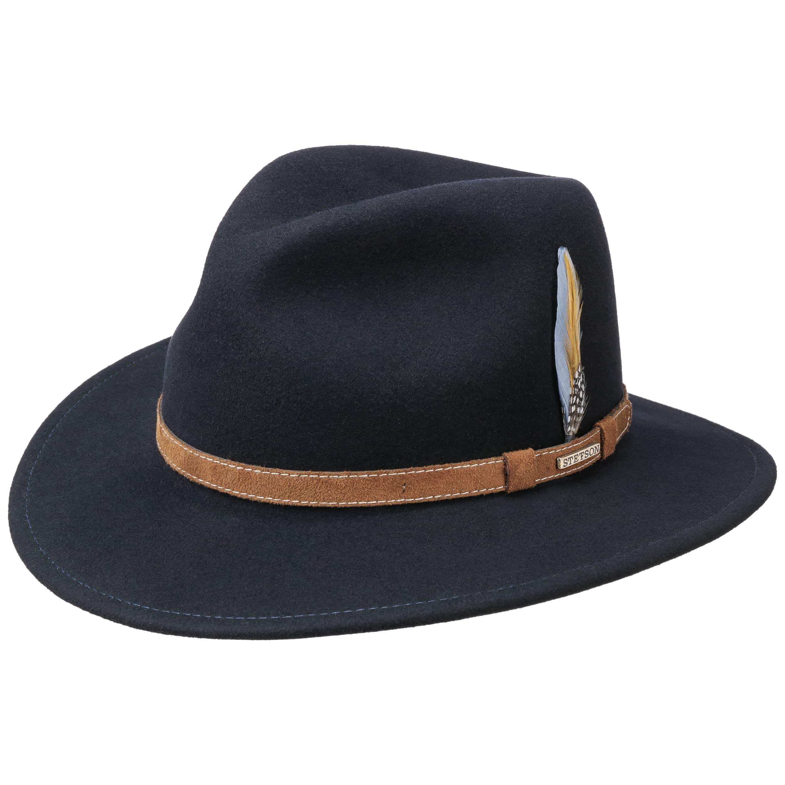 STETSON | Cappello fedora in feltro di lana --&gt