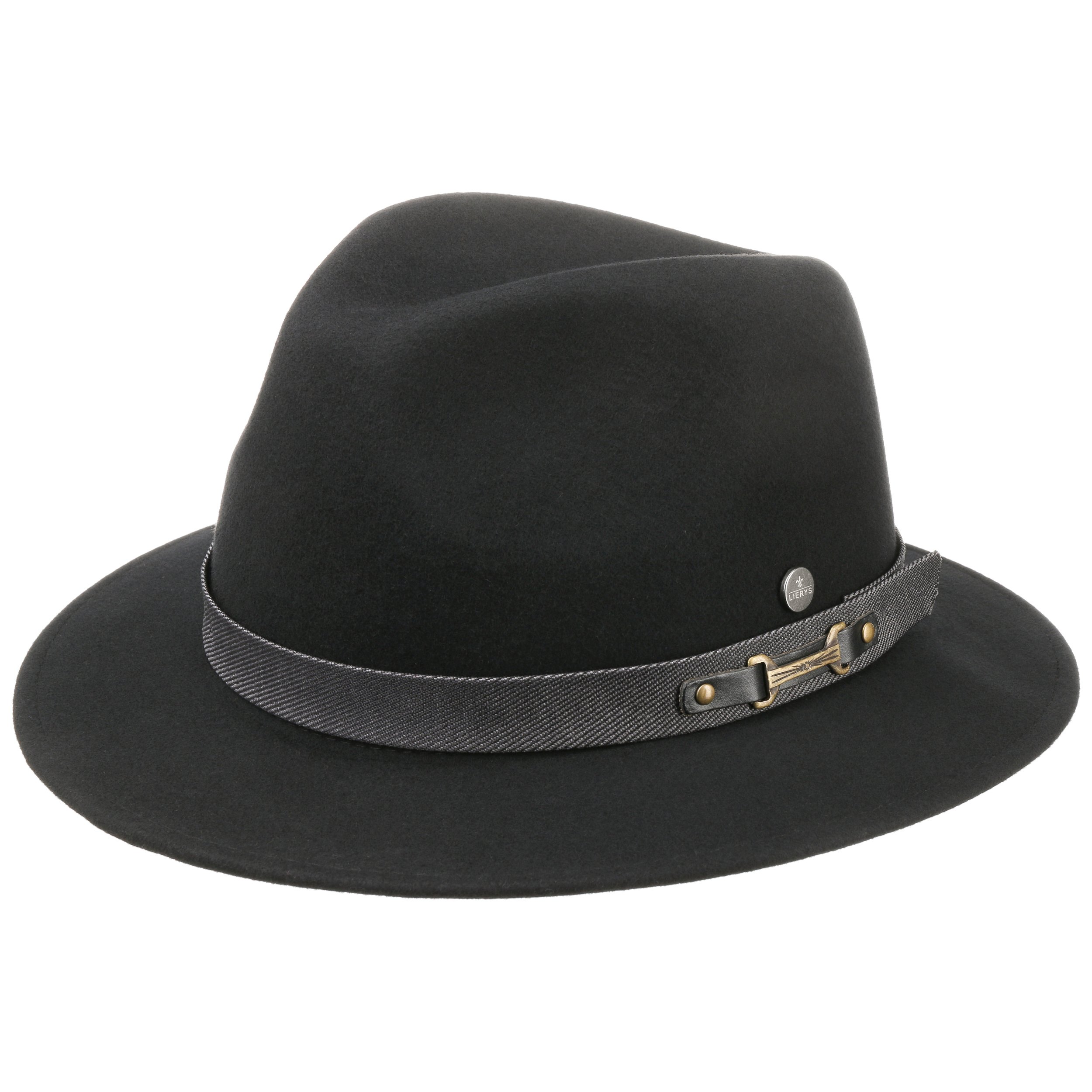 Cappello In Pelle Bushman Di Scippis - Stile Traveller, Nero, Taglie S-XL, Per Outdoor