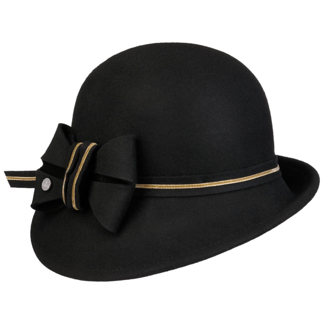 Chapeau Cloche En Laine Pour Femme - Fabriqué En Italie, Avec Visière - Taille Unique, Pour L'automne Et L'hiver