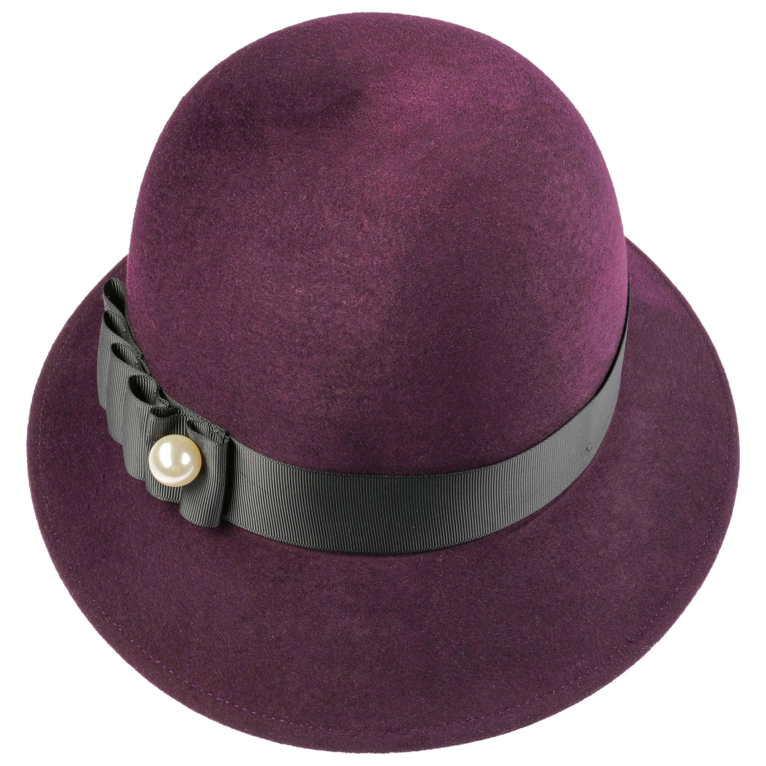 Cloche Vintage Donna Con Fiori - Cappello A Bombetta Elegante Per Chiesa, Matrimonio, Primavera/Estate
