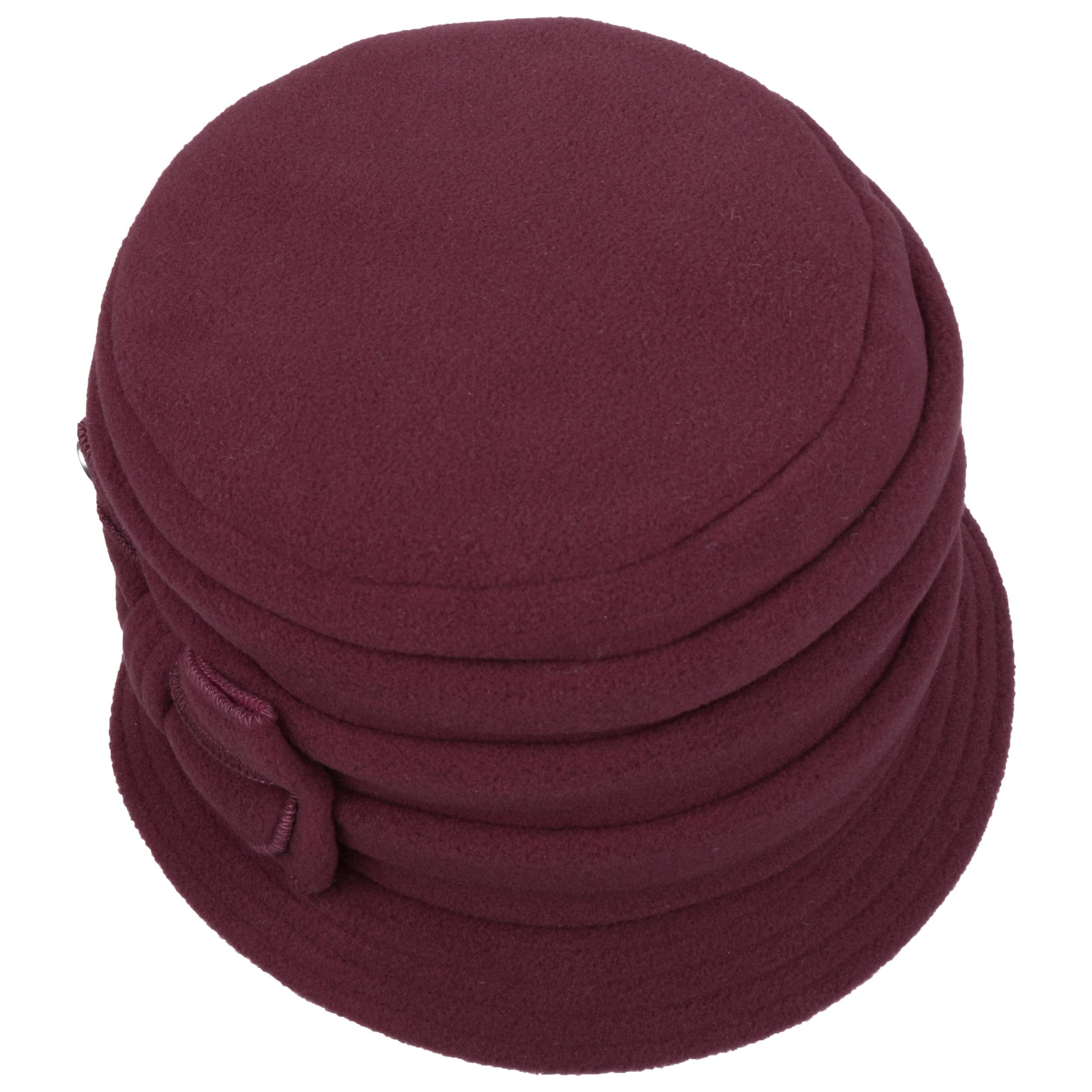 Cappello a secchiello di velluto a coste con paraorecchie