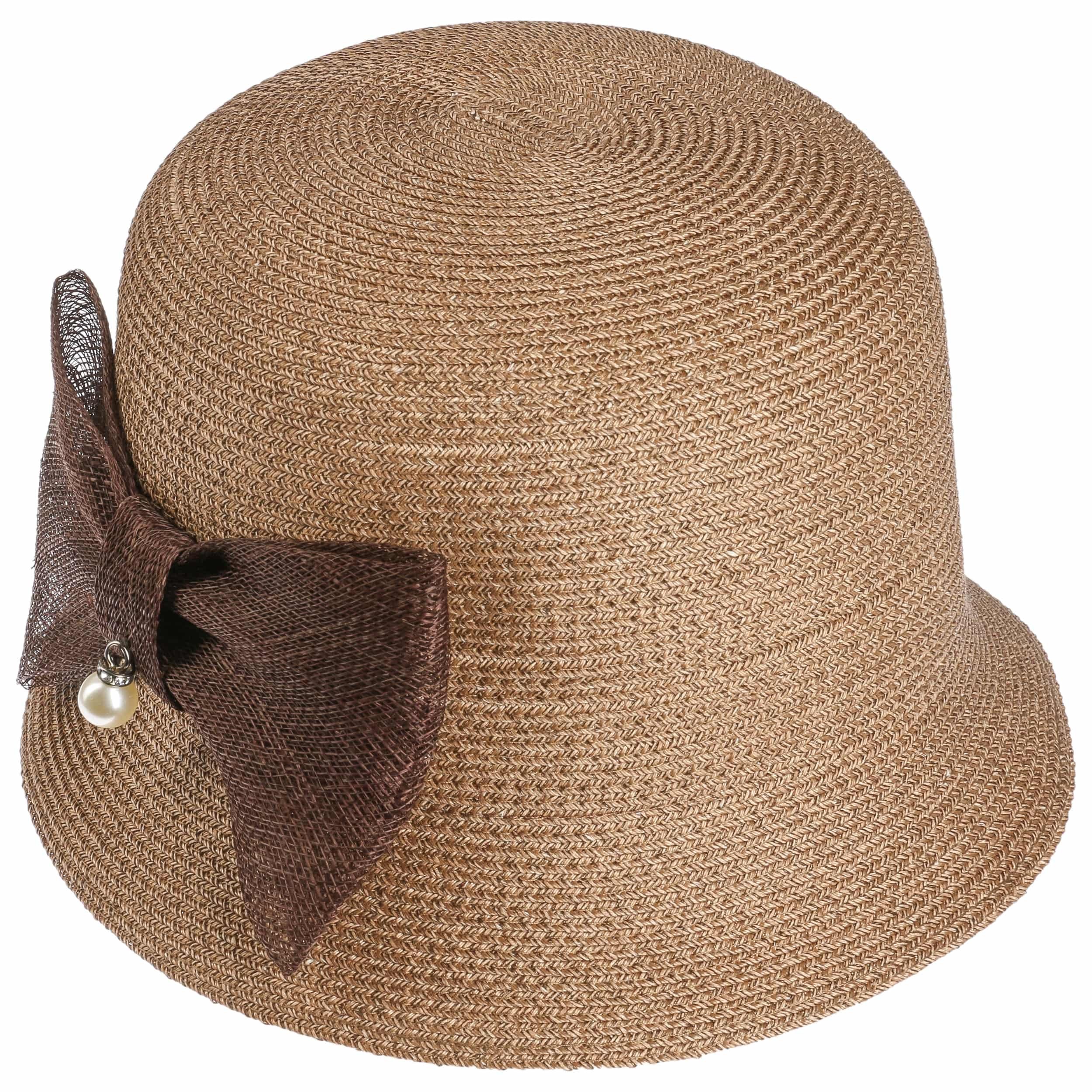 Chapeau élégant Pour Femme - Marron Avec Nœud - Occasion En Excellent état - Taille Unique