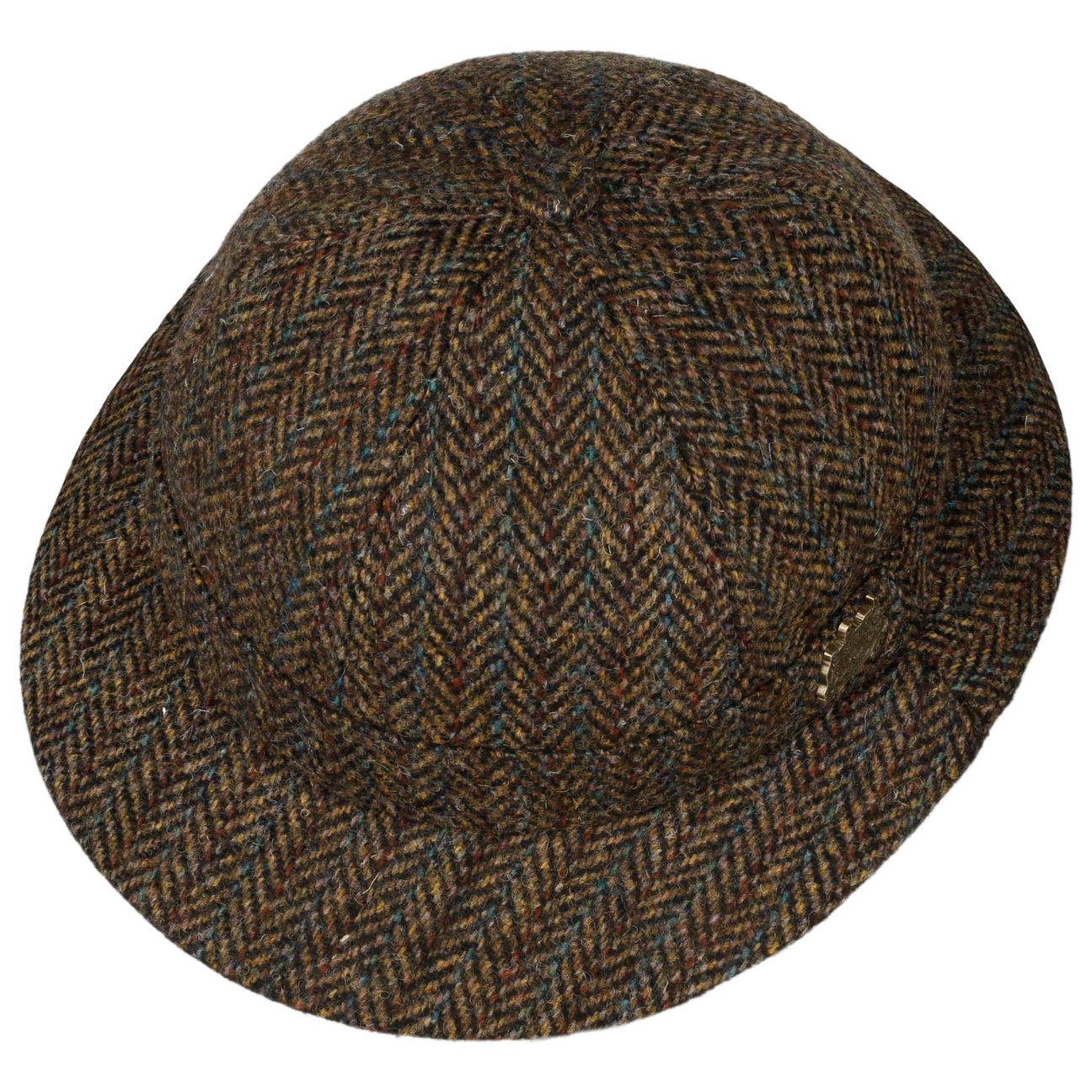 STETSON Berretto Piatto - Harris Tweed Lana Vergine - 6