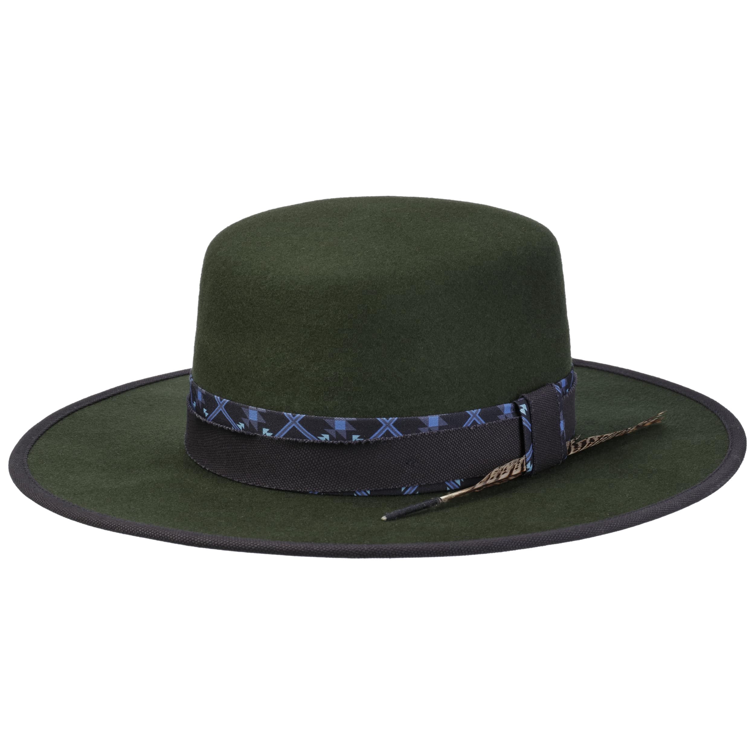 Cappello Stetson Traveller In Feltro Verde Di Pura Lana – Cappelleria Bacca - Foto 9