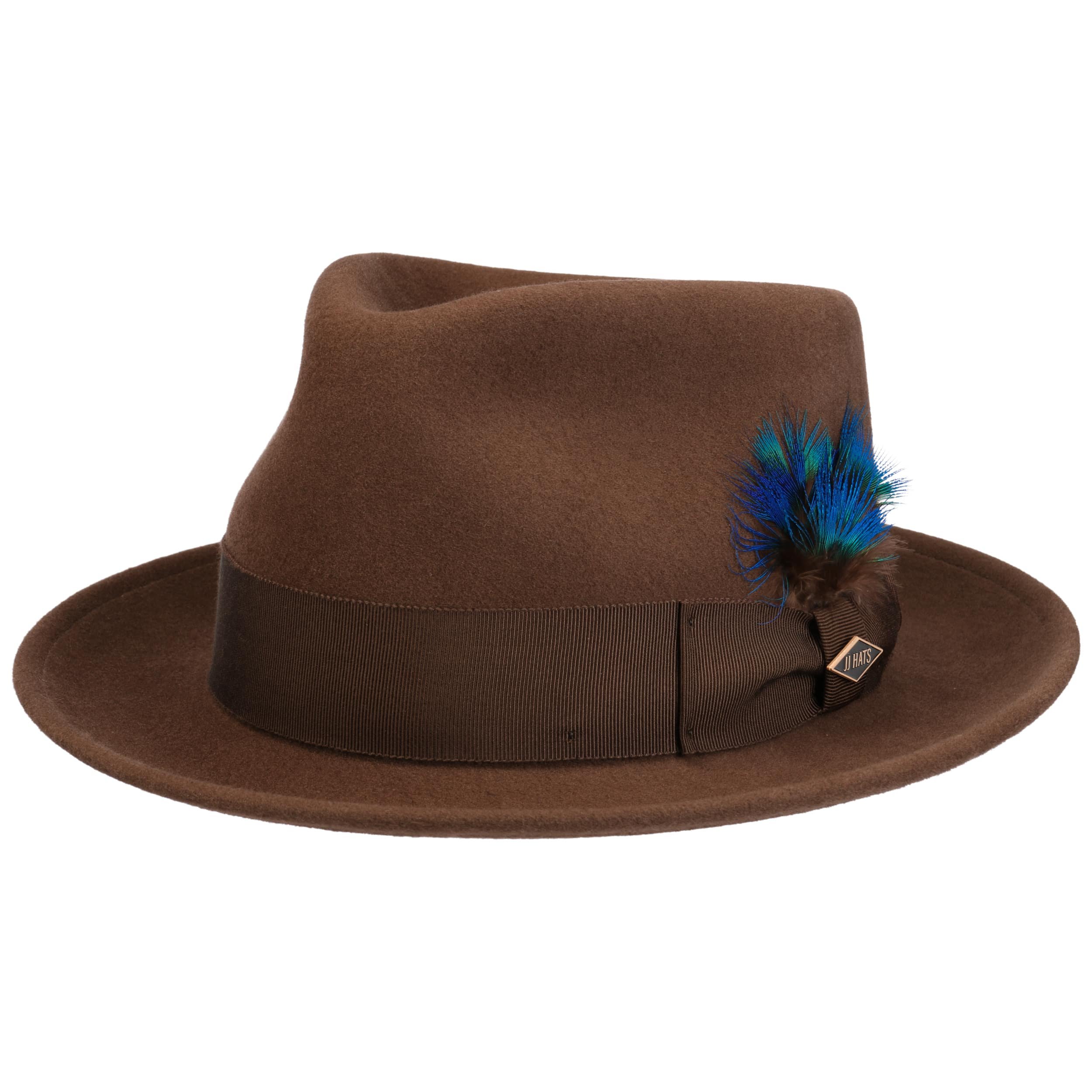 LIPODO Trilby Cappello Di Feltro Donna/Uomo - Di Feltro - Made In Italy Cappello Di Lana Italiano Autunno Inverno Rosso Xl 60 61 Cm 108033440