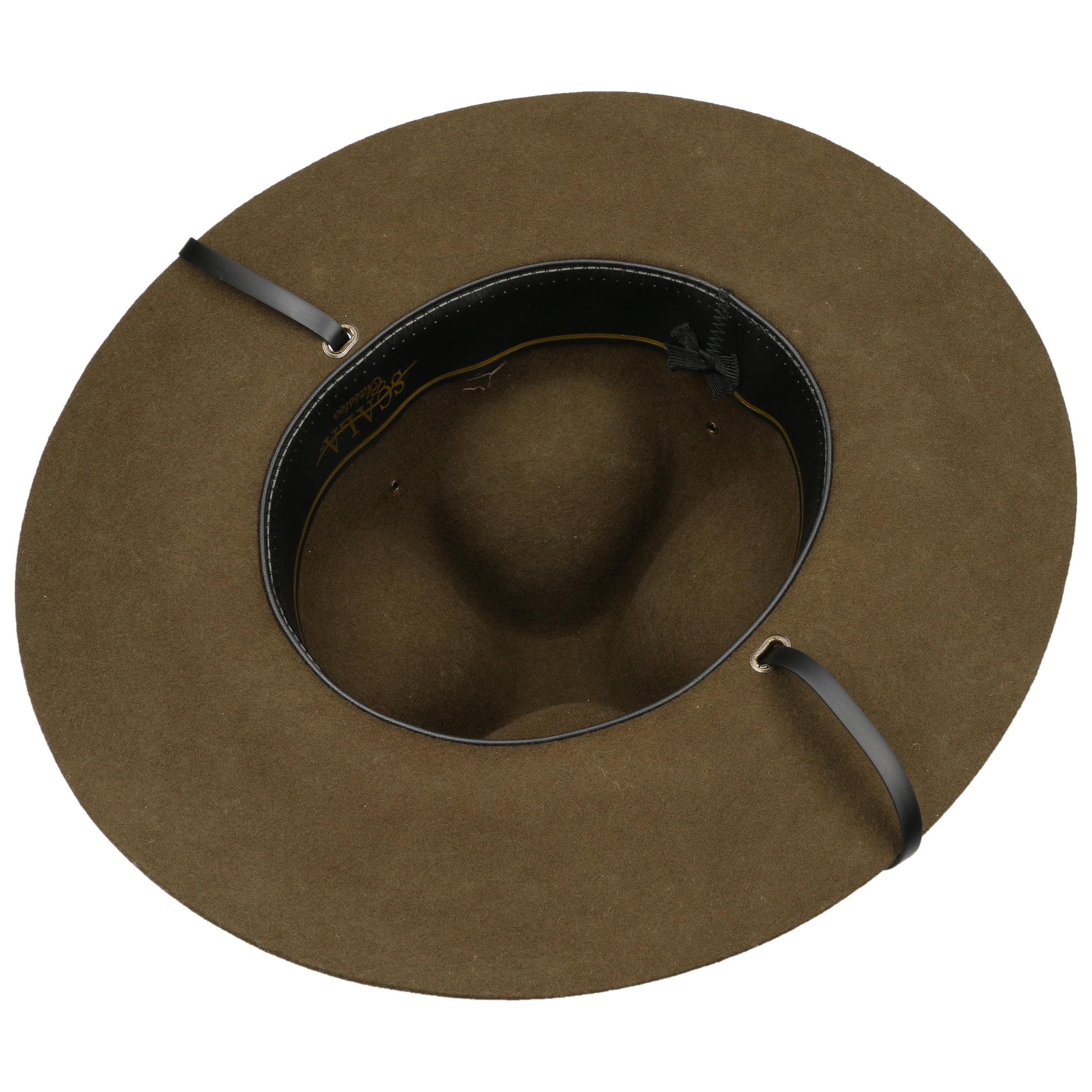 Fascia Per Cappello In Pelle Marrone Stile Mountie – Per Stetson E Cappelli Da Uomo - Foto 4