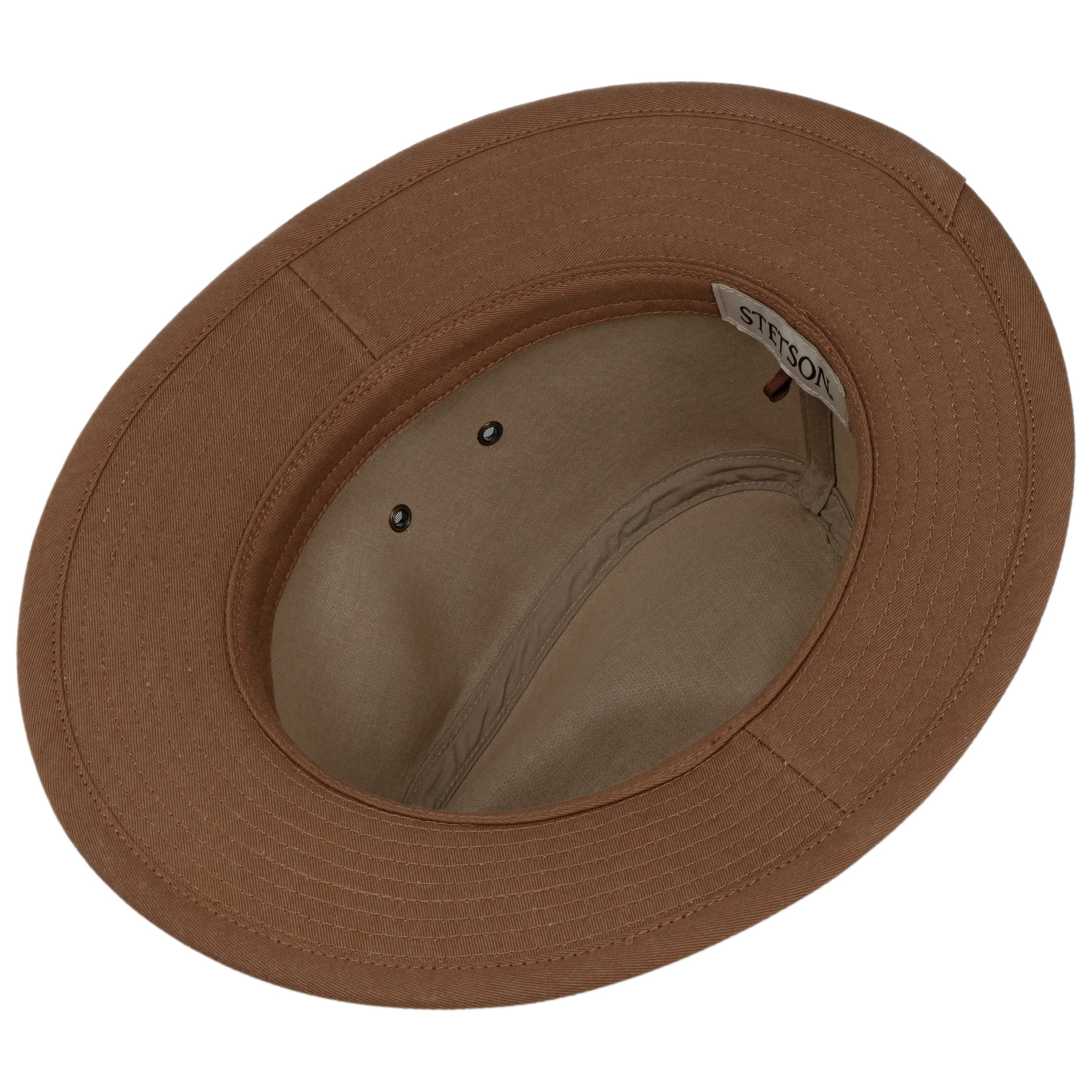 Cappello A Secchio Unisex Juniper In Tela Cerata Marrone – Idrorepellente E Leggero - Foto 2