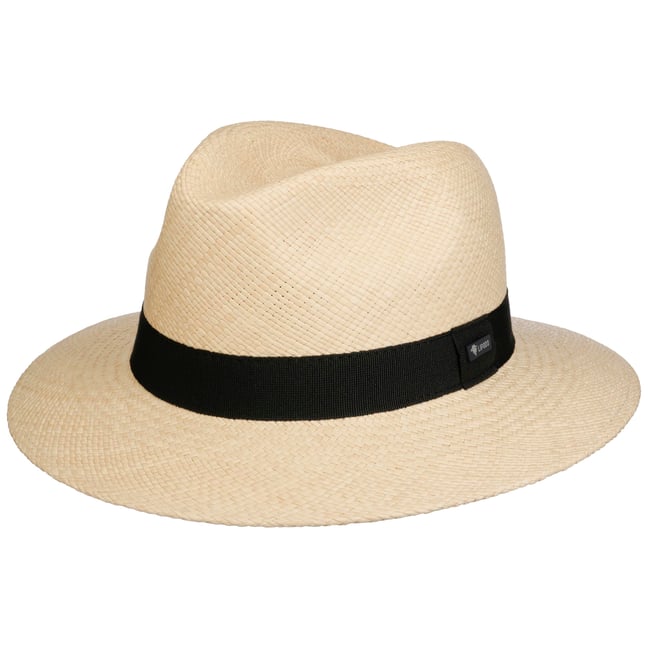 Cappello Di Paglia Traveller Lipodo – Fatto In Italia, Elegante E Leggero Per L’estate, Falda 5.5 Cm, Corona 9.5 Cm