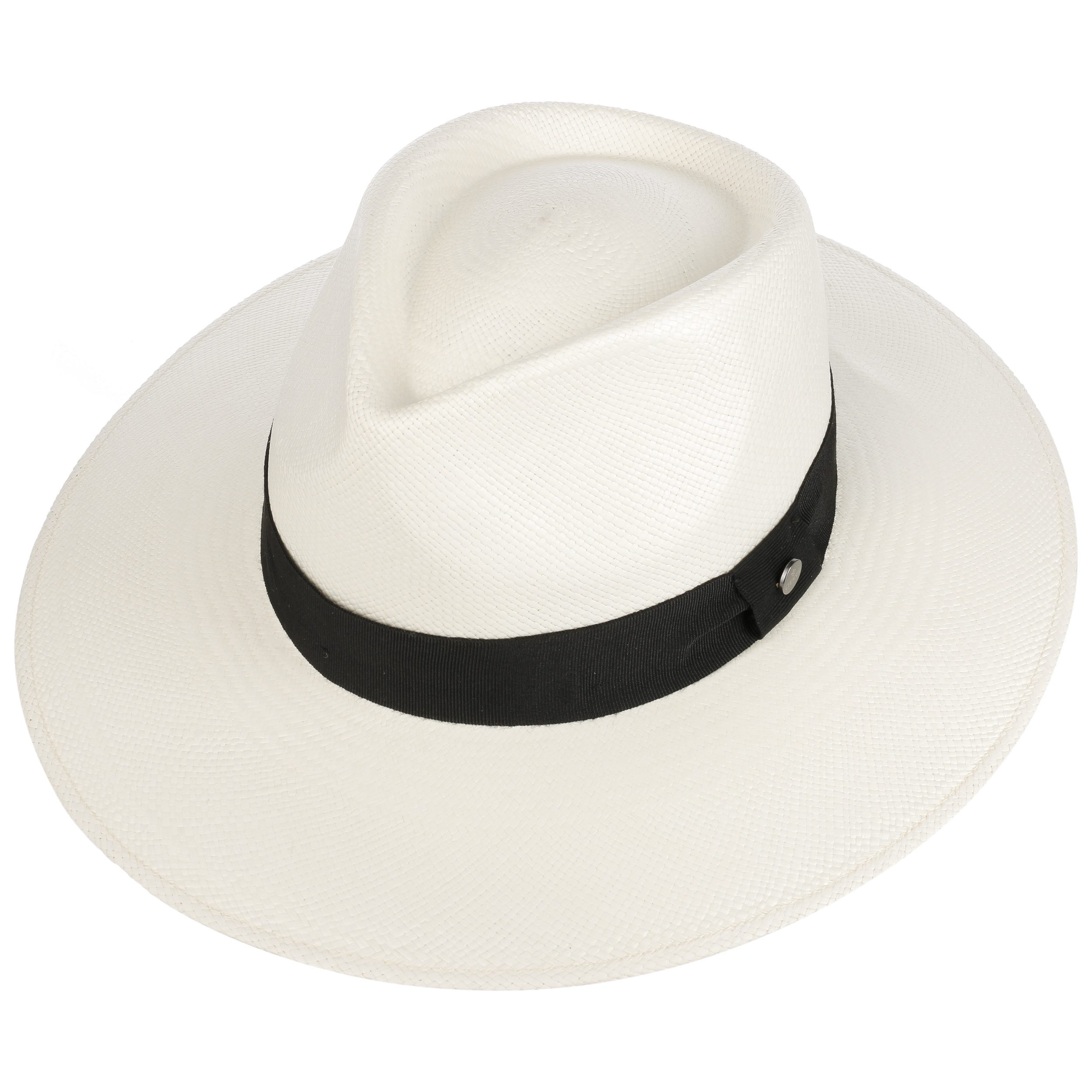 Cappello Paglia Made Italy Cappello Panama LIERYS Made In Italy - Paglia Tostilla Con Nastro Grosgrain Lierys Paglia Ecuador