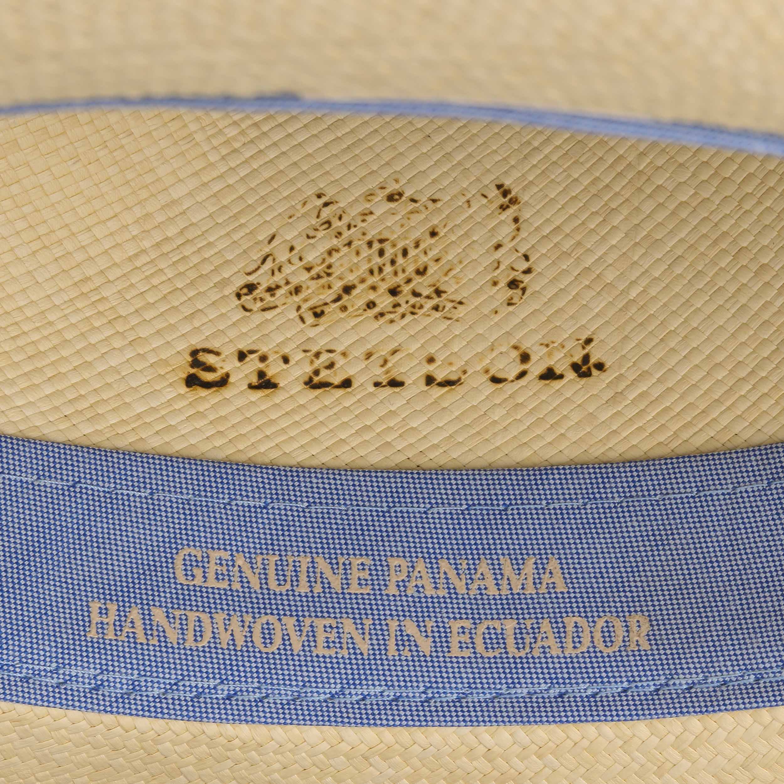 Made in Ecuador Paglia di Estivo con Nastro Grosgrain Primavera/Estate Stetson Cappello Panama Rocaro Fedora Uomo 