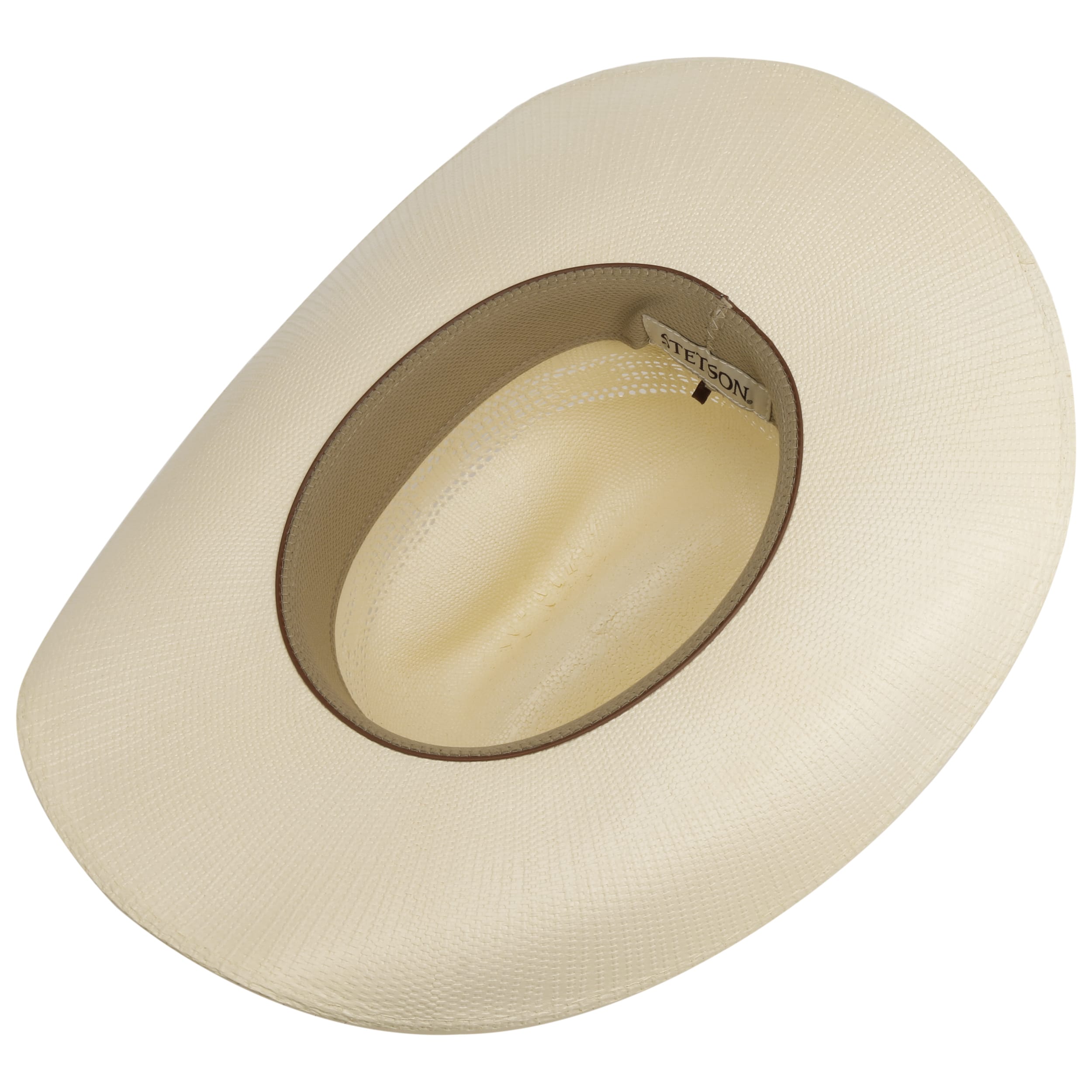 Western Cappello Da Cowboy Stetson In Paglia Toyo Con Fascia In