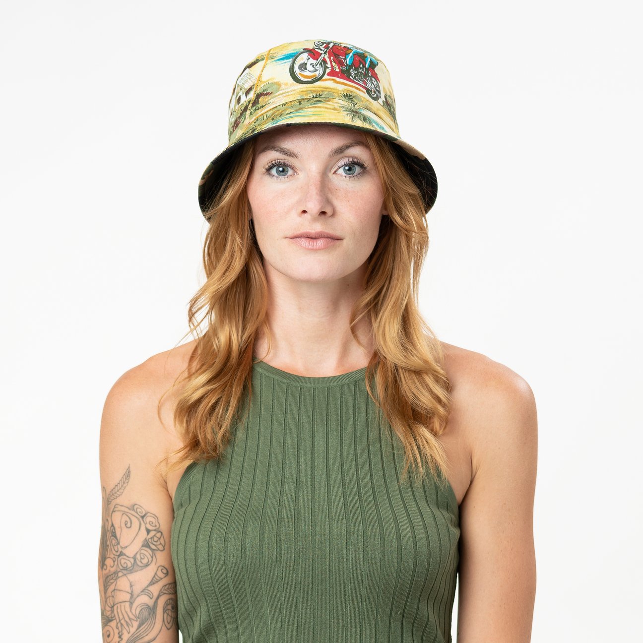 Cappello Reversibile Camouflage \u0026 Palms by Lierys - 45,00 €