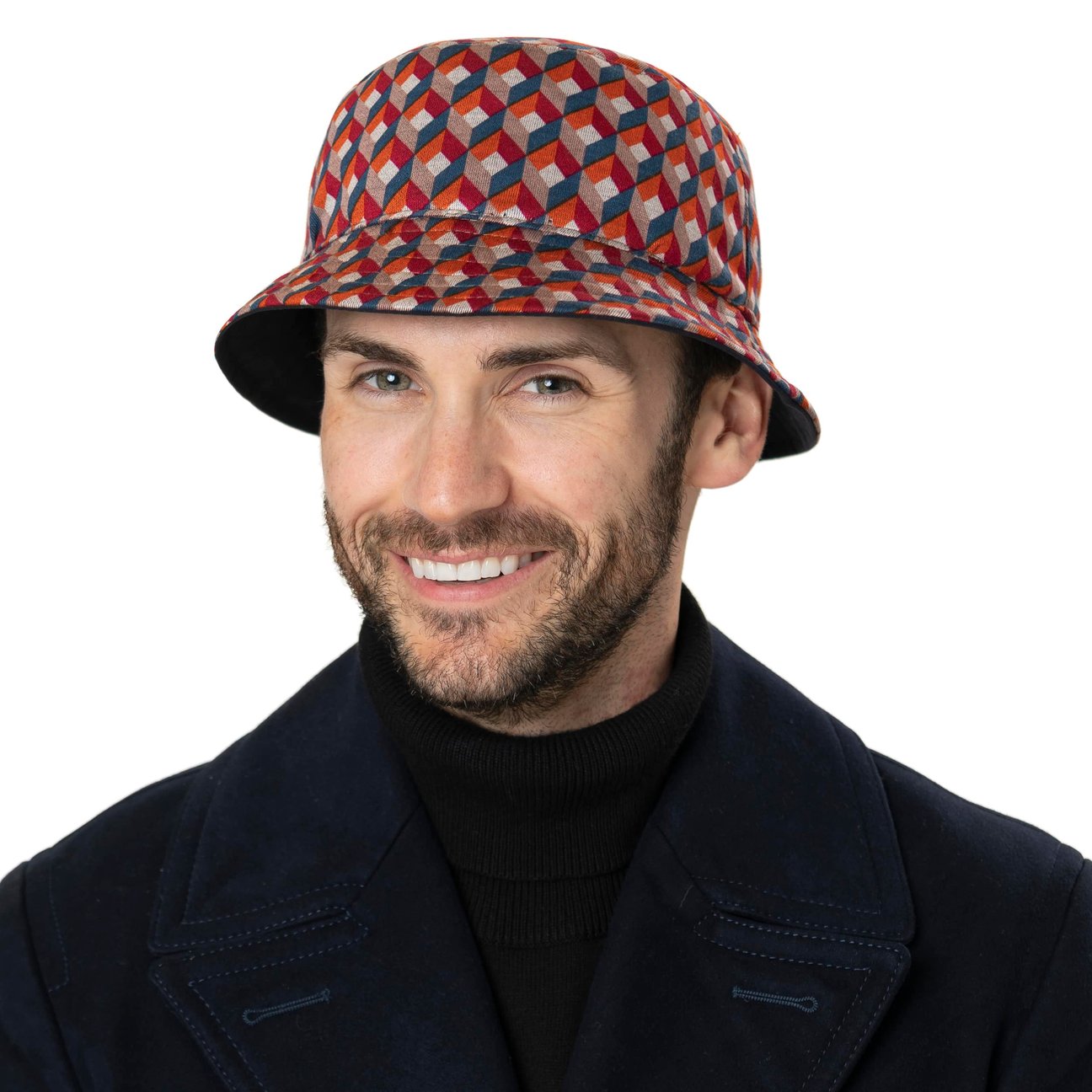 Lierys Farlan Bucket Reversible Hat Women/Men - Made in Italy Fisher´s