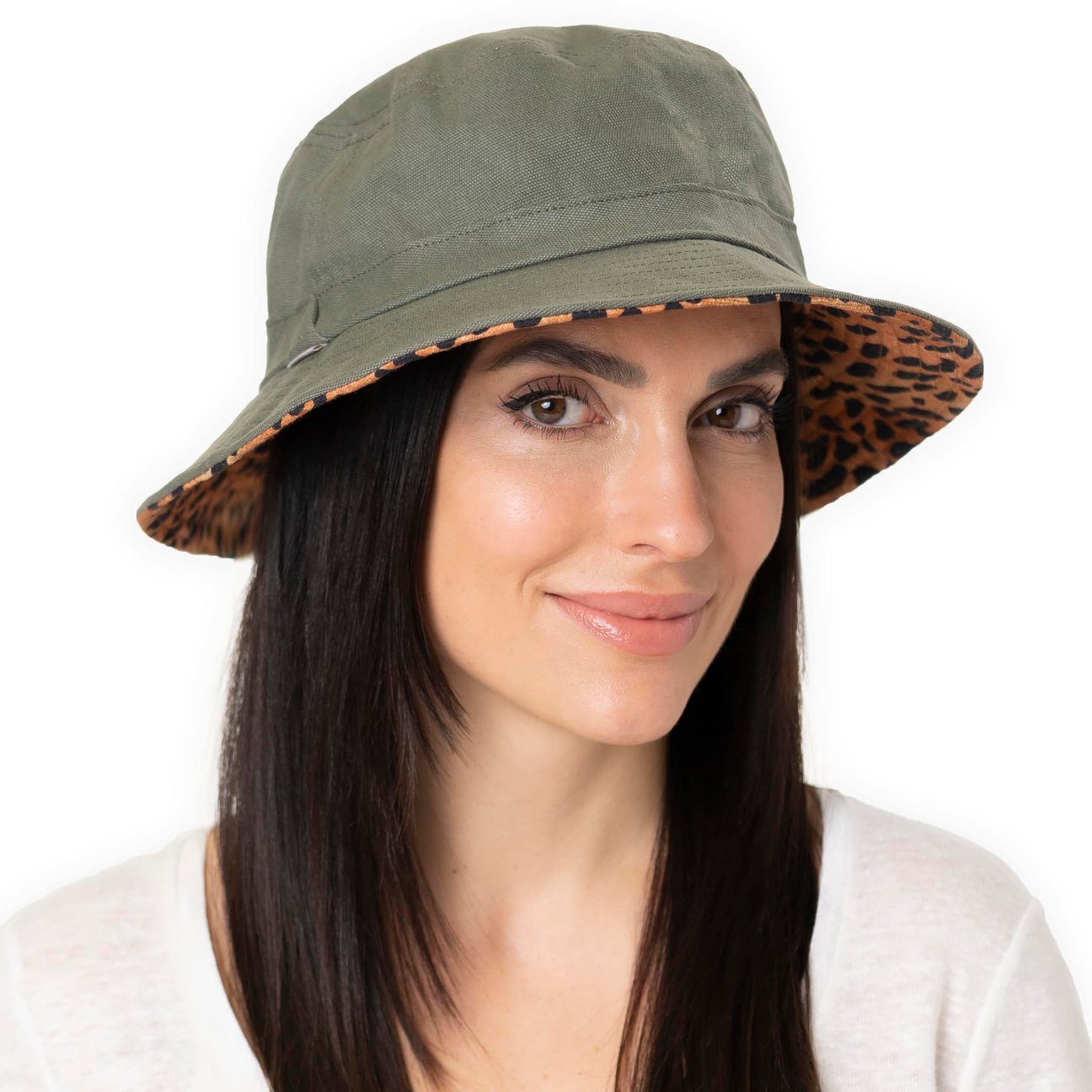 LIERYS Cappello Reversibile Farlan Bucket Unisex – Fantasia Geometrica E Tinta Unita, Made In Italy - 2