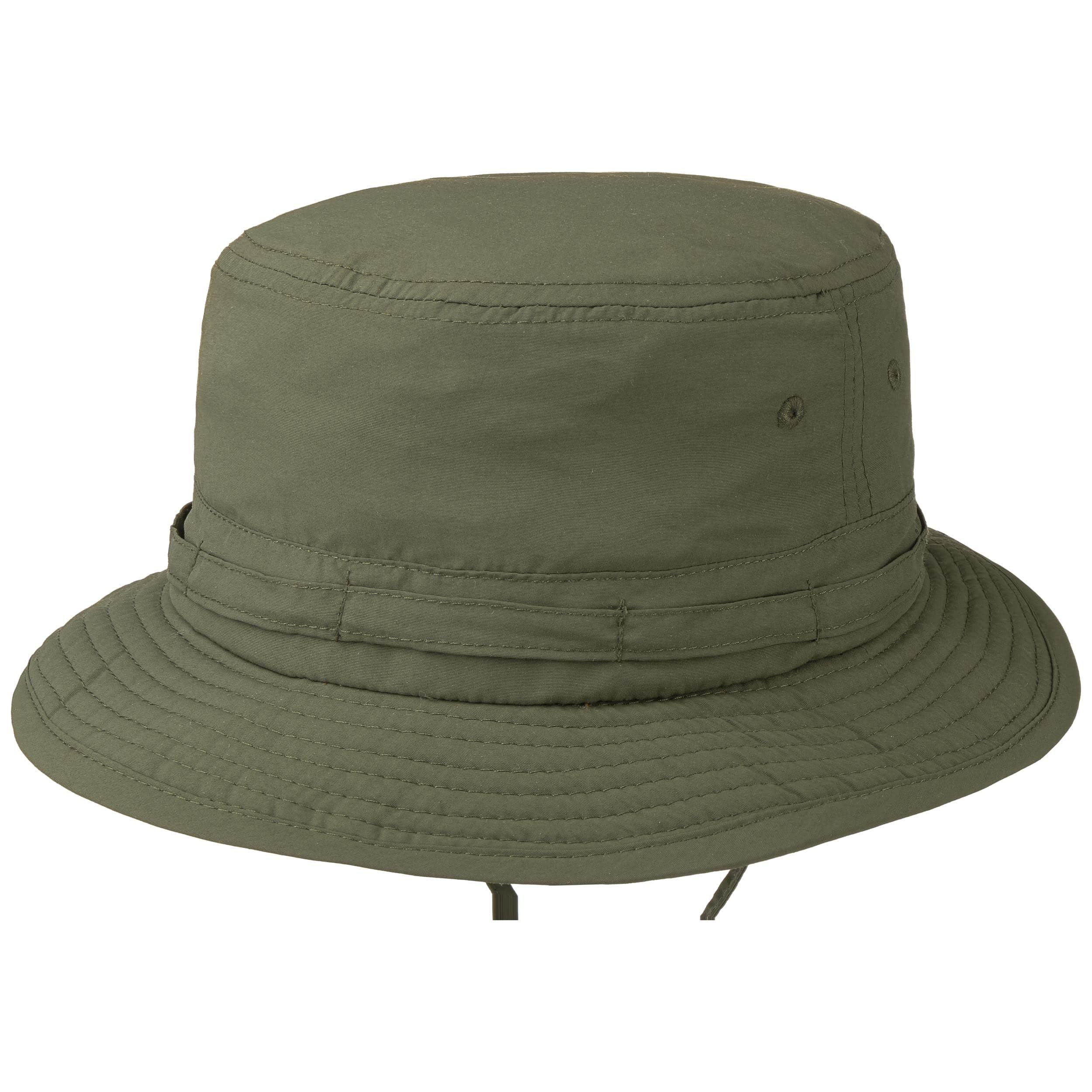 APOMOONS 2 Cappello da Sole Pieghevole Donna con Sottogola, Impermeabile, Protezione UV 50, Unisex, Nero, Cappello da Pesca e Escursionismo
