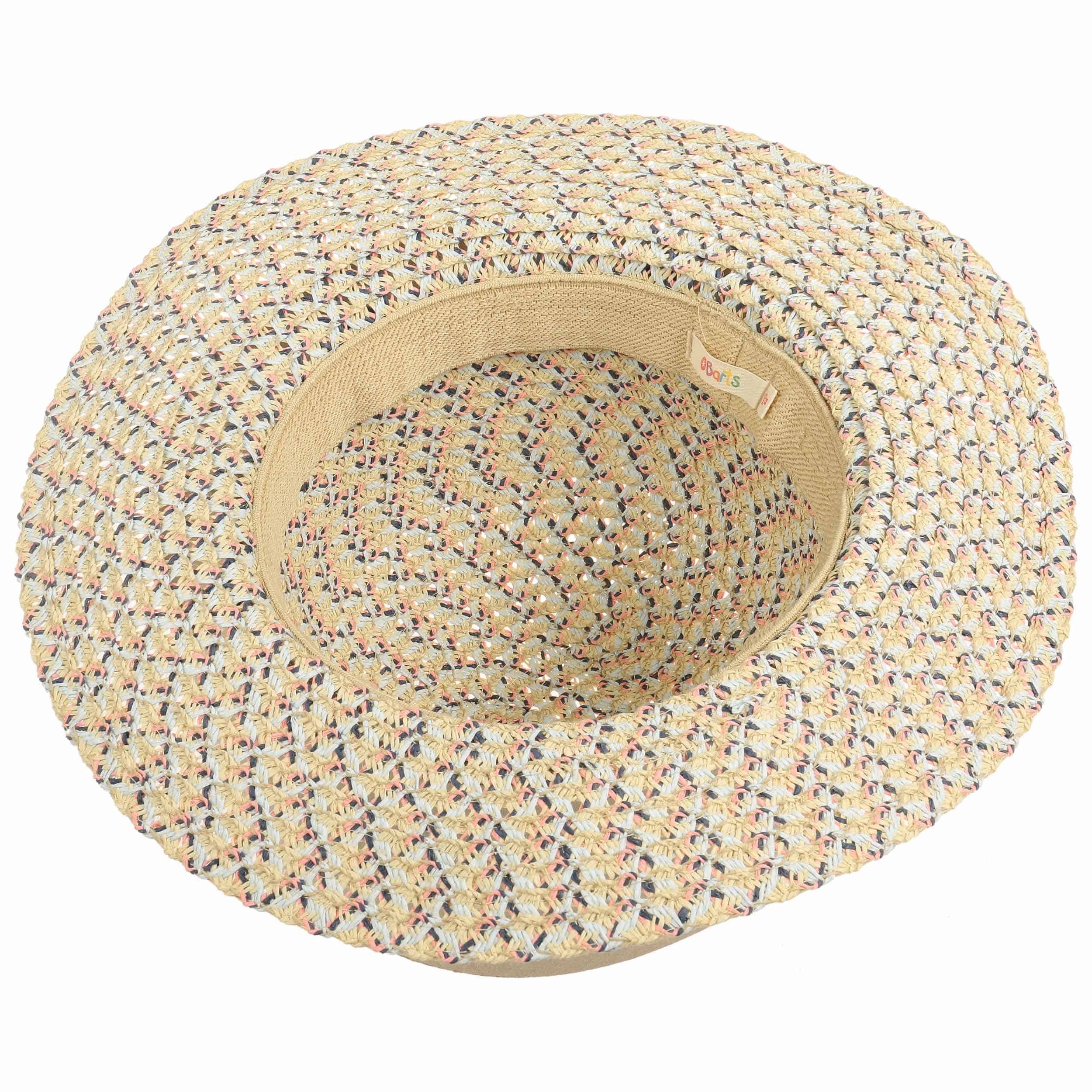 Cappello Secchiello Impermeabile Uomo &ndash; Tesa Larga, Per Pioggia E Sole &ndash; Blu/Rosso 58-60cm