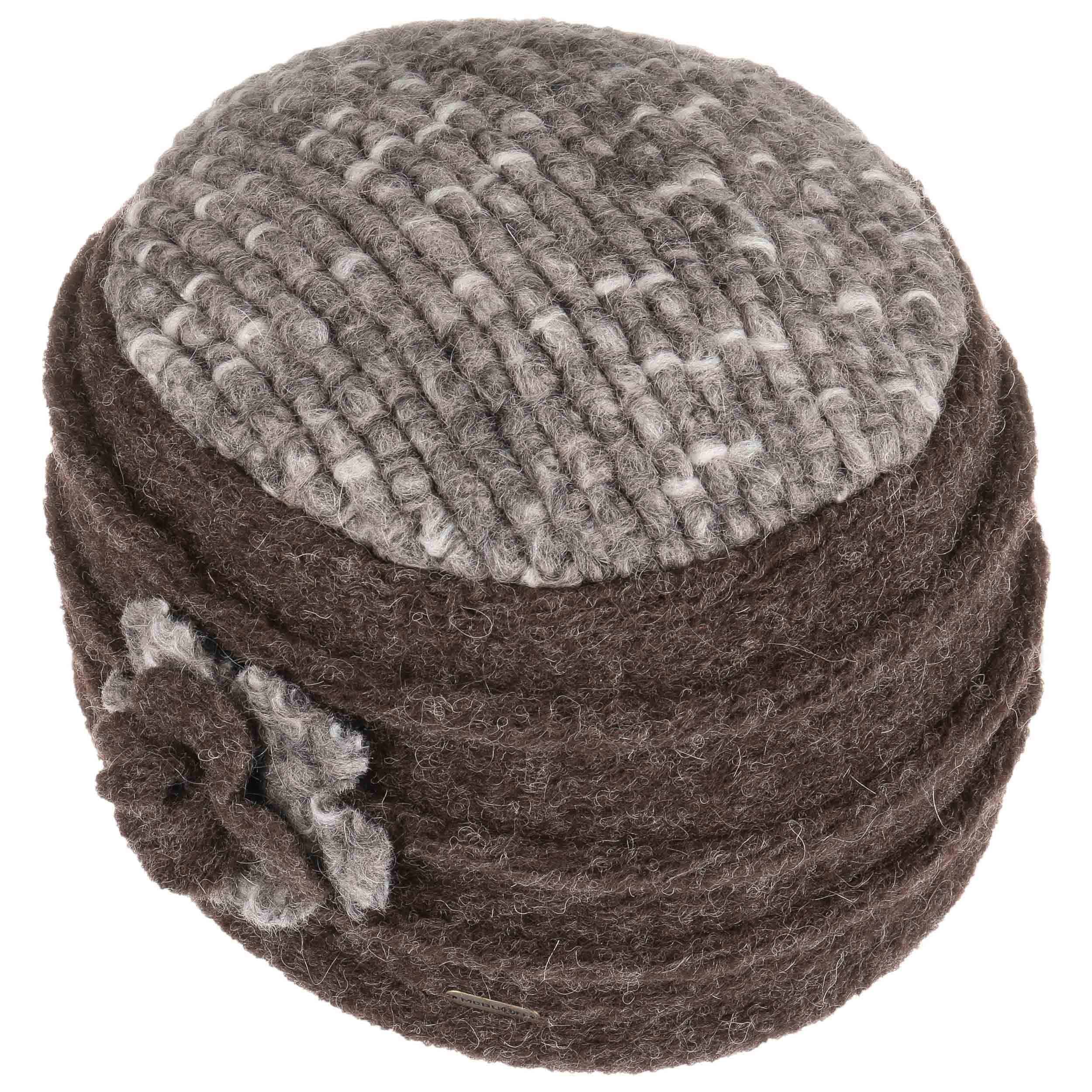 Cappello vintage artigianale Ramar in lana color