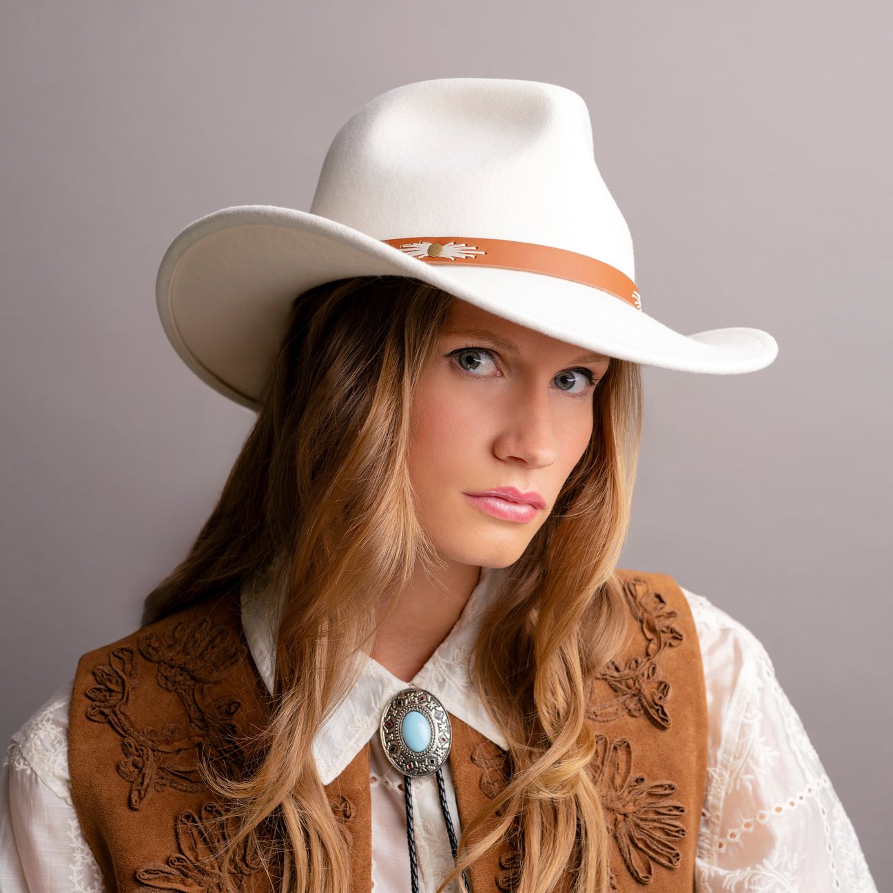 Stetson Cappello In Lana Dennysville – Stile Western Con Fascia In Pelle E Piuma – Idrorepellente E Oleorepellente – Taglia Unica