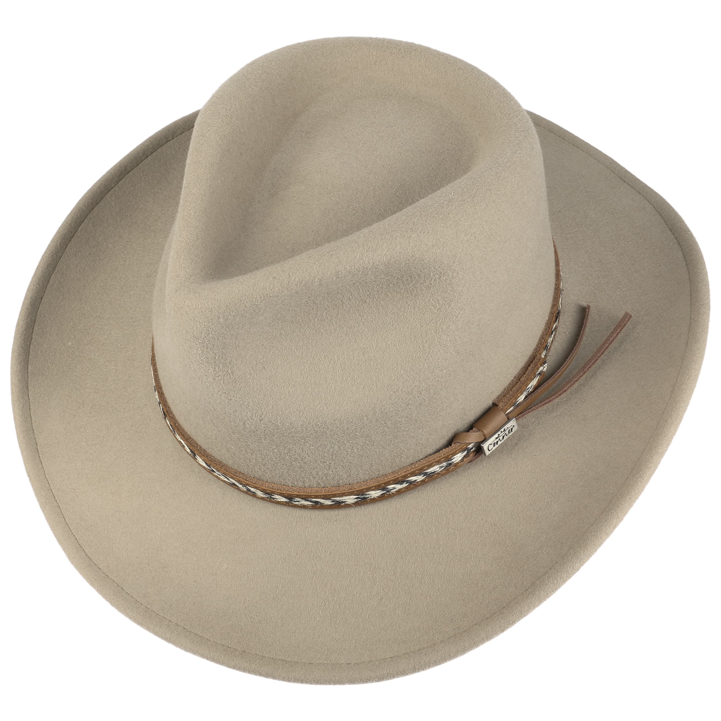Cowboy Aussie Vera Pelle Cappello Australiano Marrone Western Outback - Foto 11