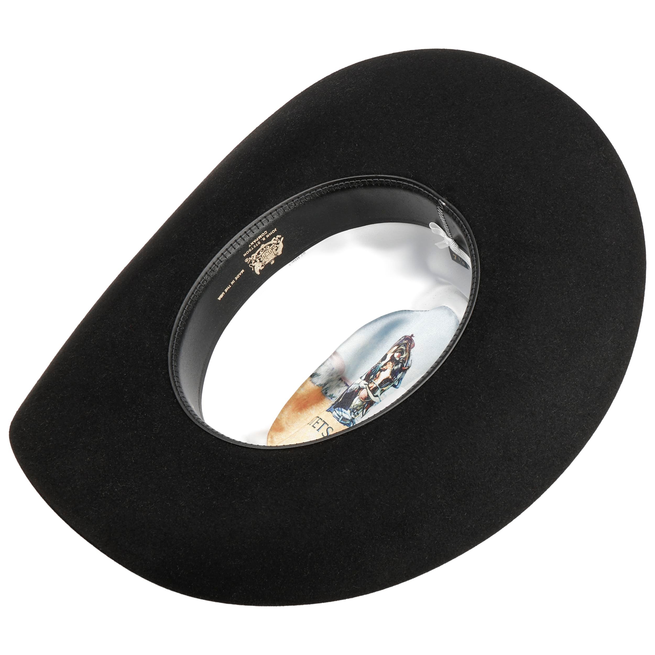 Cappello Western In Lana Stetson Millard Per Uomo - Feltro Con Fascia In Pelle, Autunno/Inverno - 2
