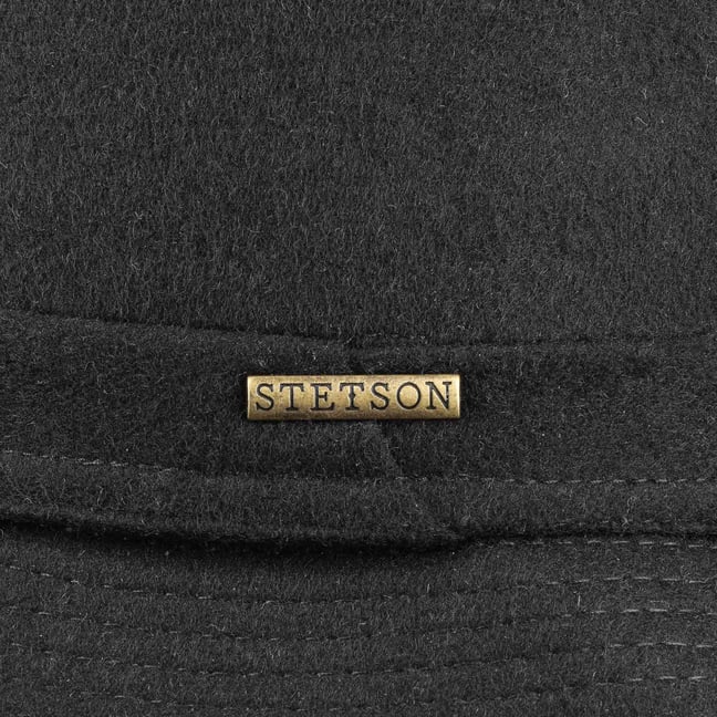 Stetson Pennsylvania Pork Pie Cappello in Pelle Suina Uomo Foderato Fedora Used Look Estate Inverno