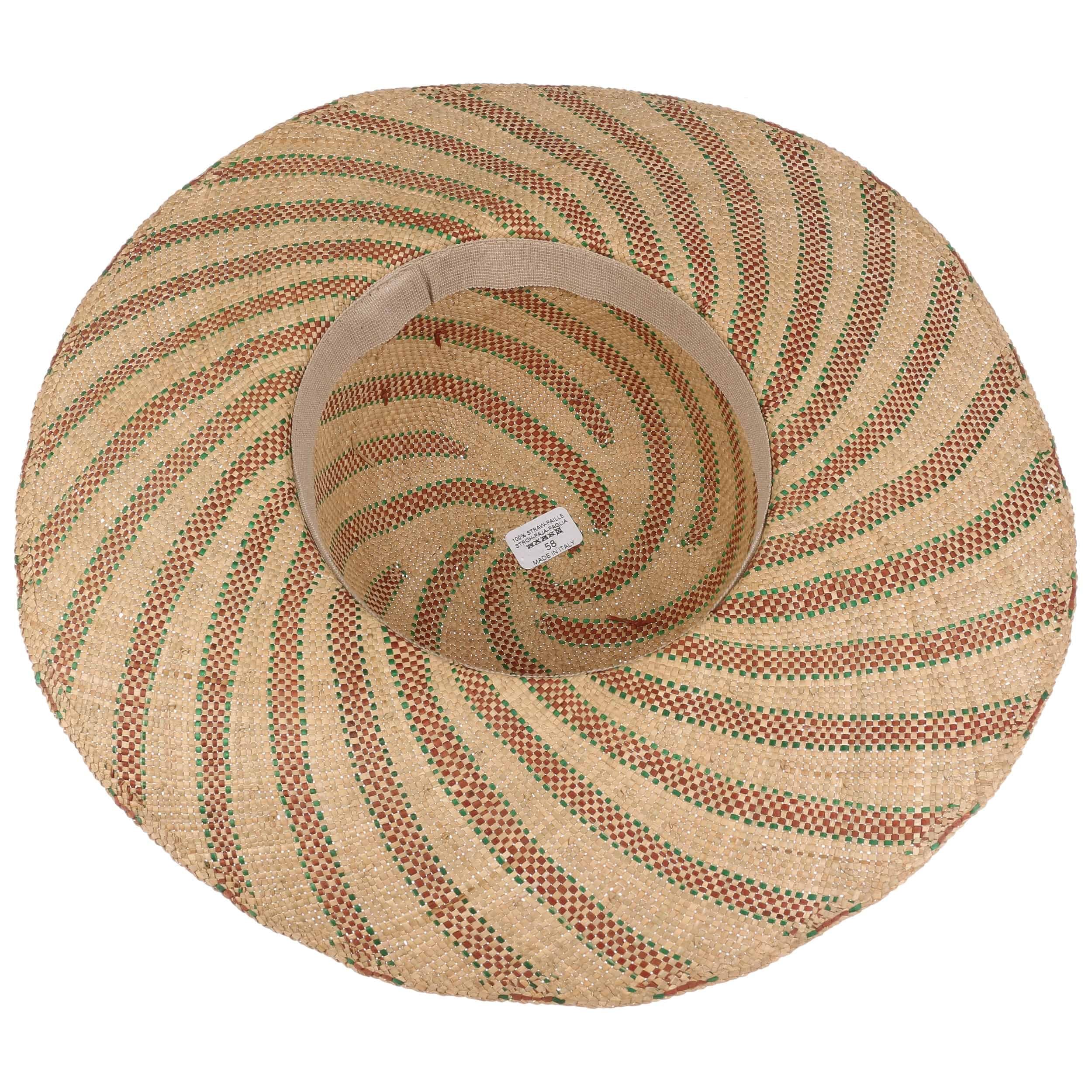 Cappello Da Cowboy In Paglia Geardeangloow – Tesa Larga 8,5 Cm – Unisex, Leggero E Traspirante – Ideale Per Spiaggia, Trekking E Outdoor – Taglia Regolabile 56-60 Cm – Colore Cachi - 2
