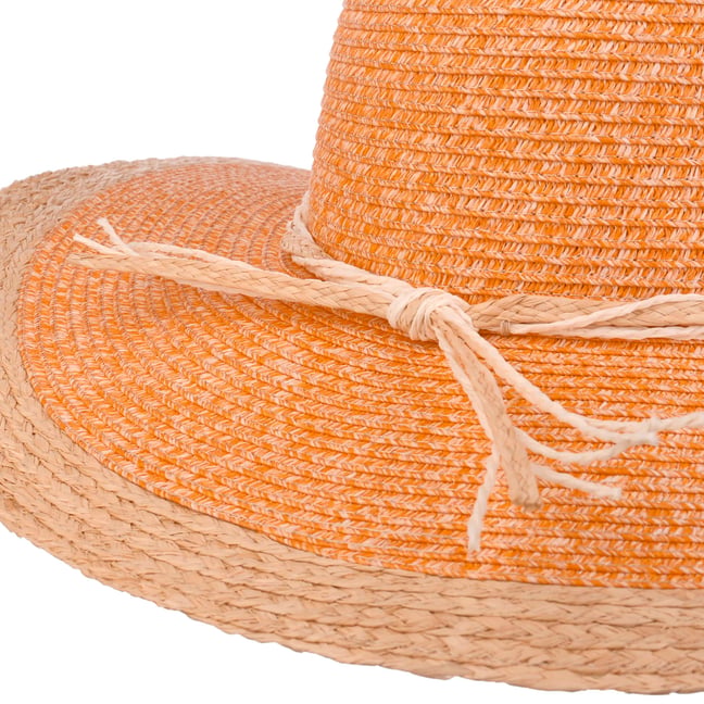 XGOPTS Cappello Da Sole Donna A Tesa Larga - Cappello A Secchiello Estivo Reversibile, Protezione UV Per Spiaggia E Tempo Libero (Arancione-Grigio, 56-60 Cm) - 5