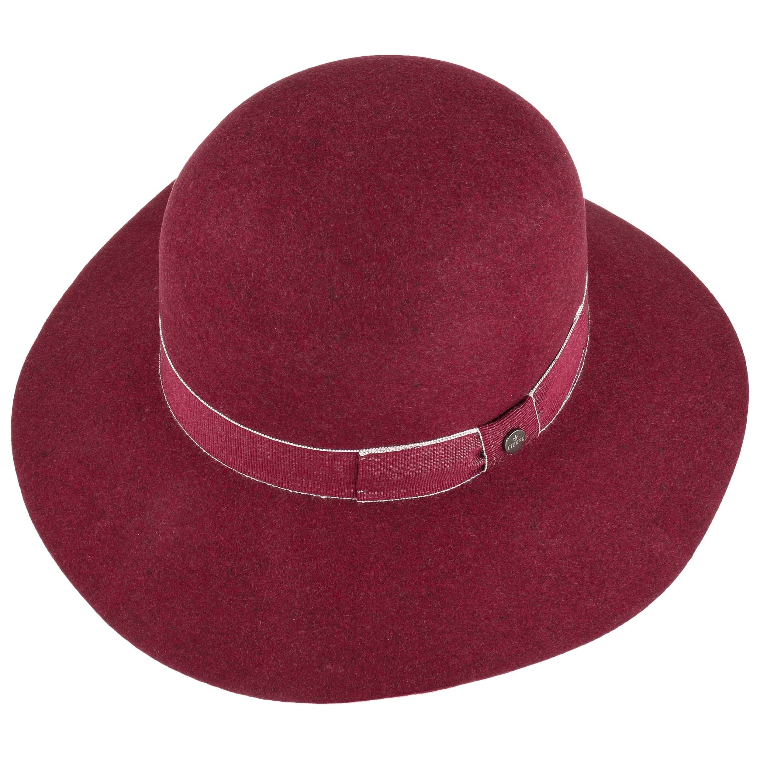 Fedoras Cappelli Da Donna A Tesa Larga Cappello In Feltro Cappello