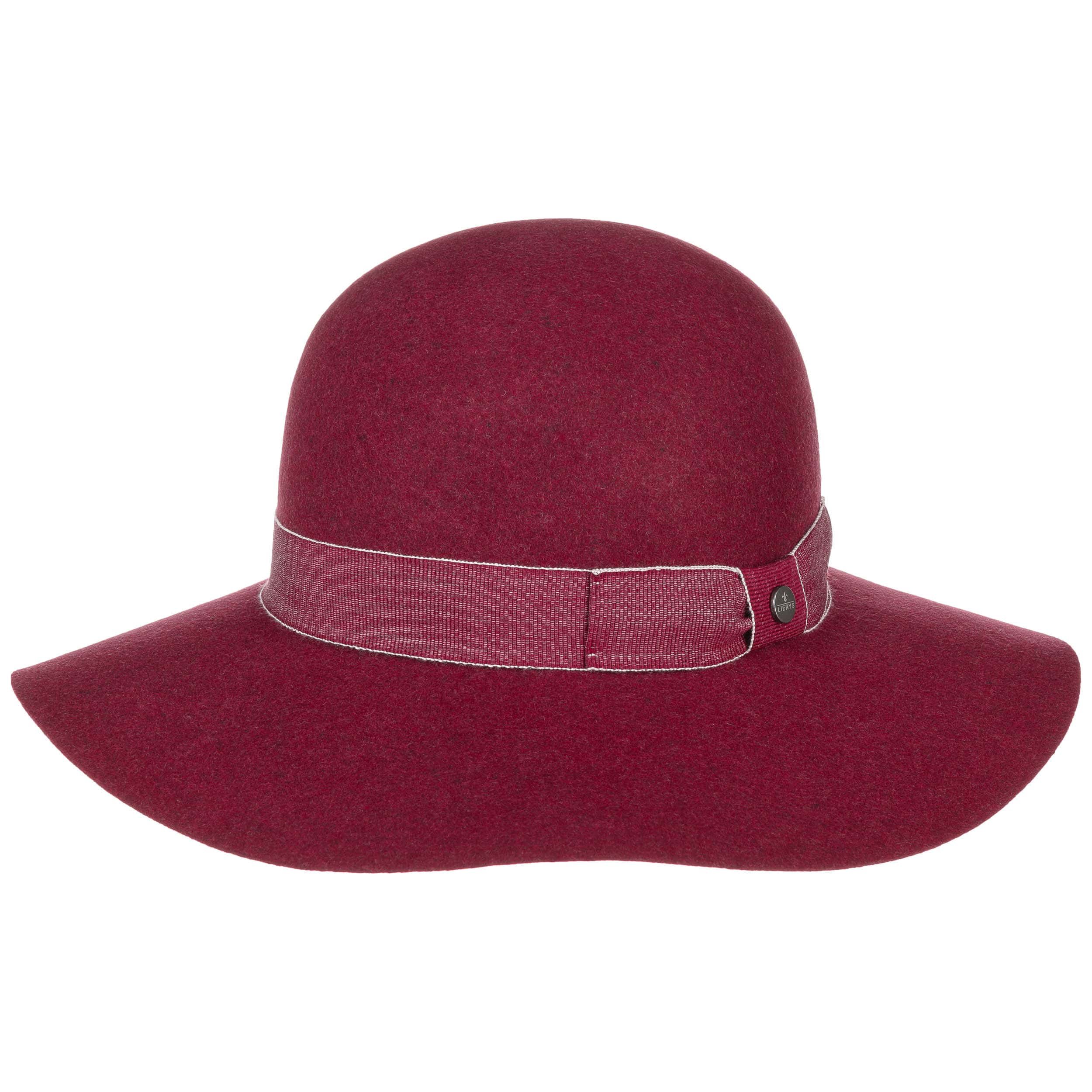 Fedoras Cappelli Da Donna A Tesa Larga Cappello In Feltro Cappello