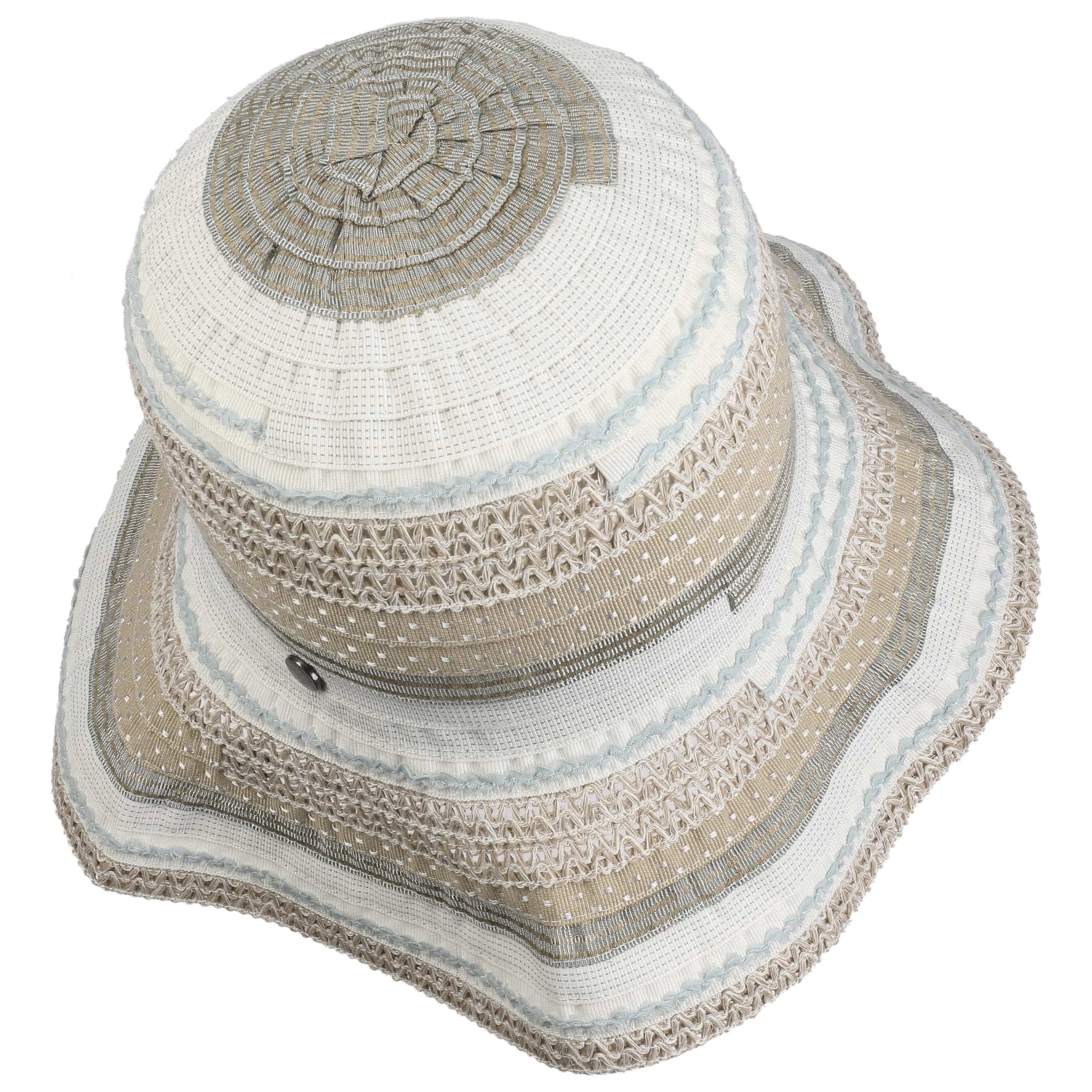 FEOYA Cappello da donna a tesa larga da spiaggia, protezione UV