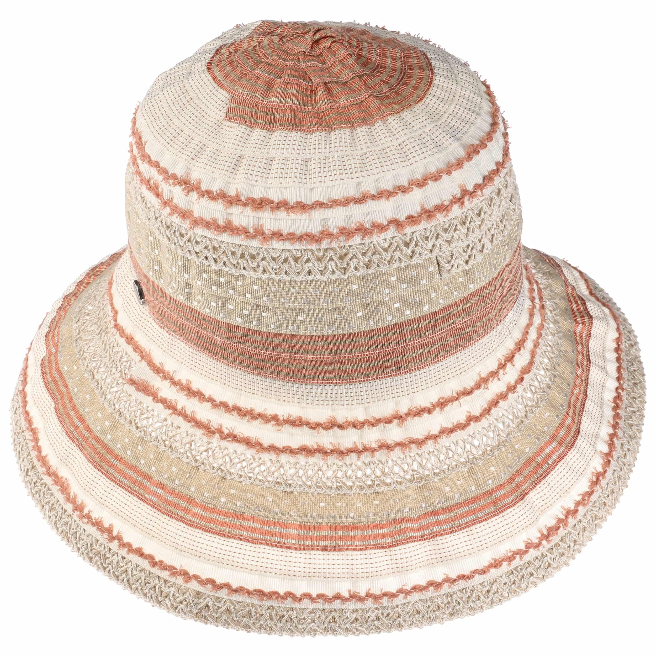 Cappello Da Sole Da Donna In Cotone A Tesa Larga Con Protezione Uv Upf 50 Ripiegabile Blu Navy 25 X 20 Cm 97270374