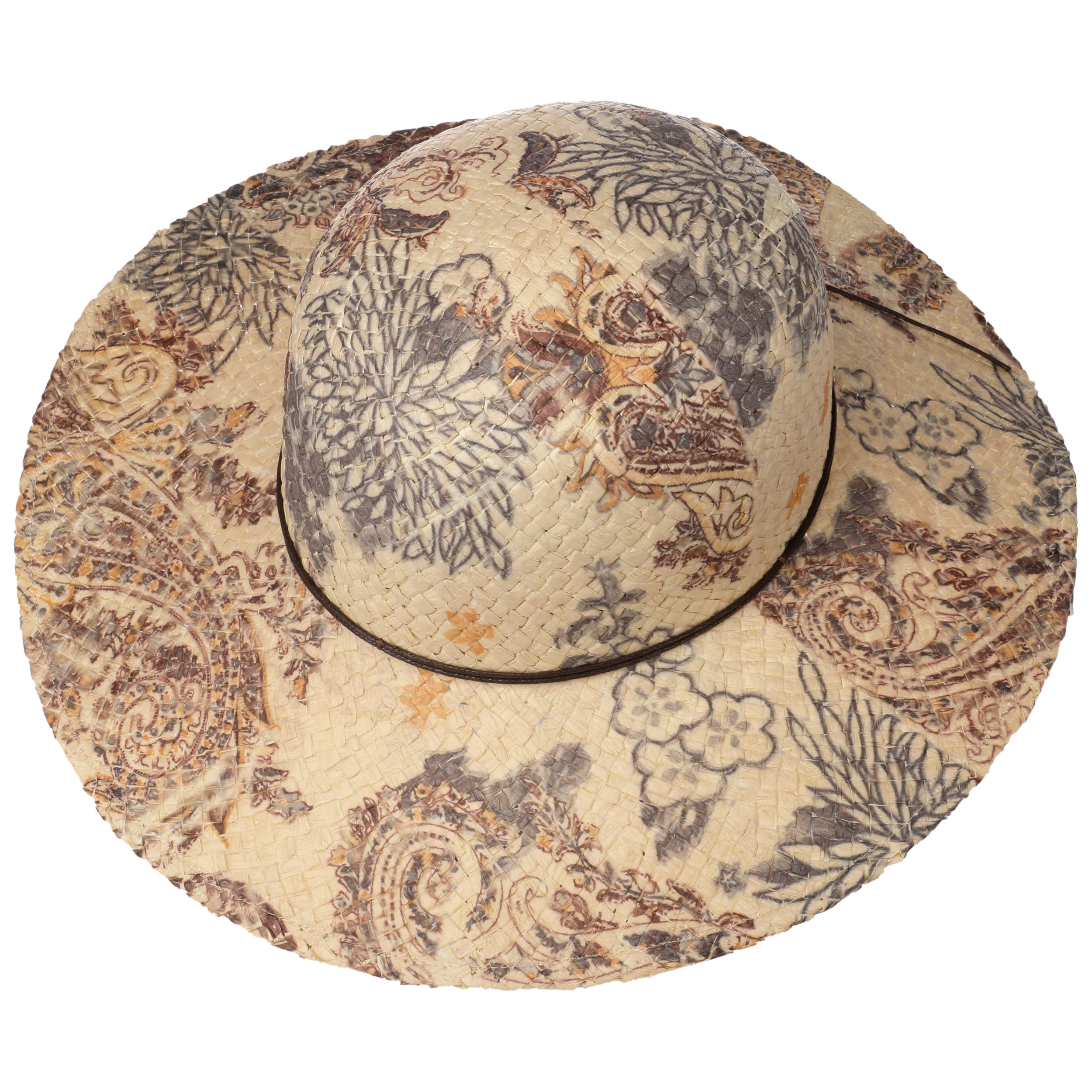 BRANDSLOCK Cappello Da Uomo Vintage A Tesa Larga Stile Australiano A Tesa Unita Sotto Il Cappello Bush 102301752