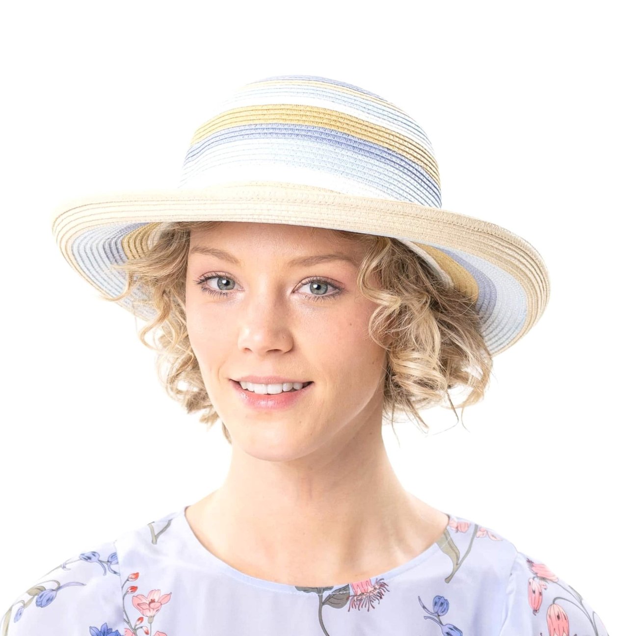 Cappello Da Donna Tesa Larga - Floreale Per Matrimonio, Kentucky Derby, Ascot - A045 Lawliet