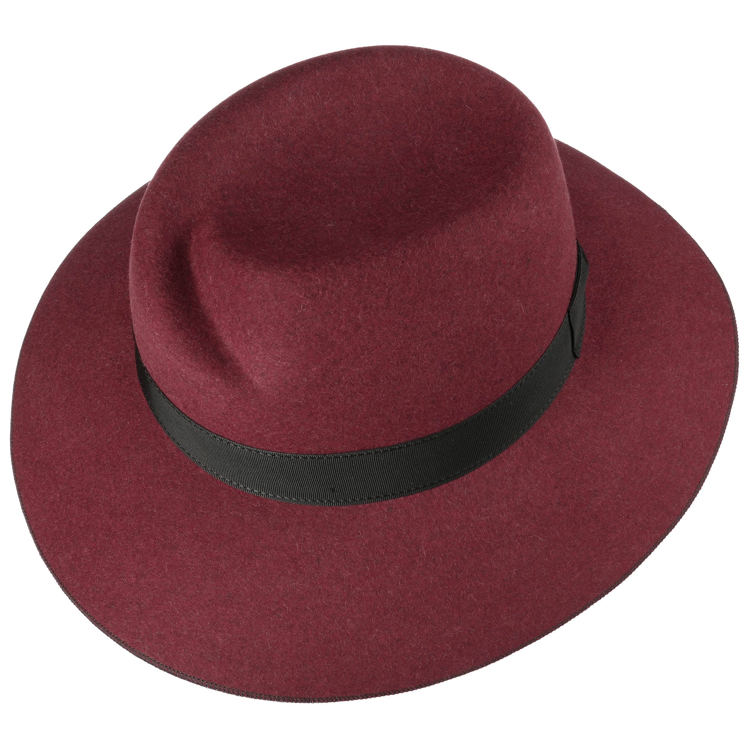 Fedoras Cappelli Da Donna A Tesa Larga Cappello In Feltro Cappello