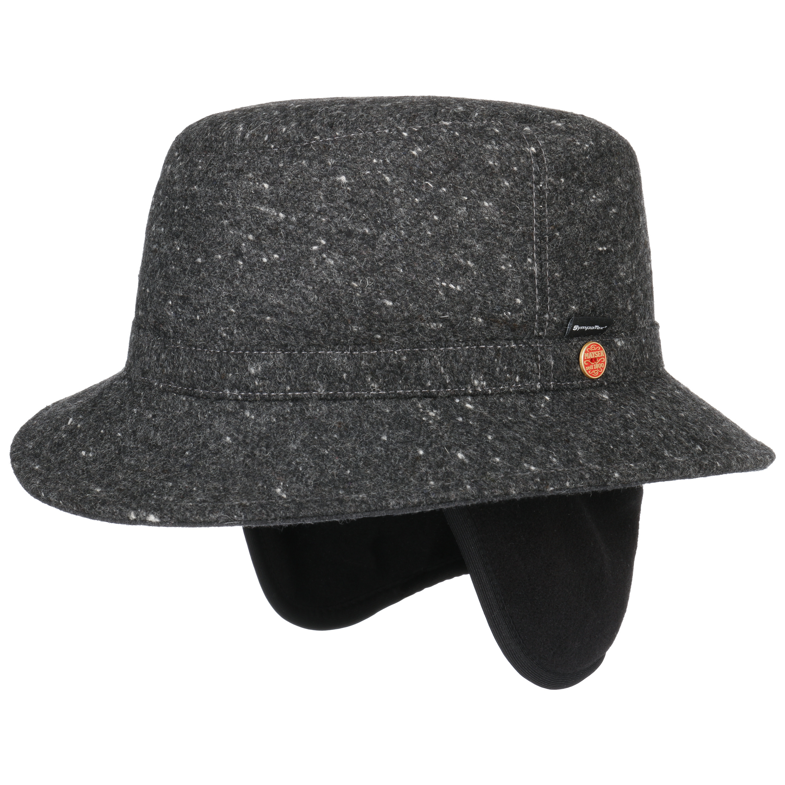 Cappello Invernale In Lana Con Paraorecchie Per Donna E Uomo | Berretto Maglia Con Pompon E Cordino Regolabile | Unisex Per Freddo