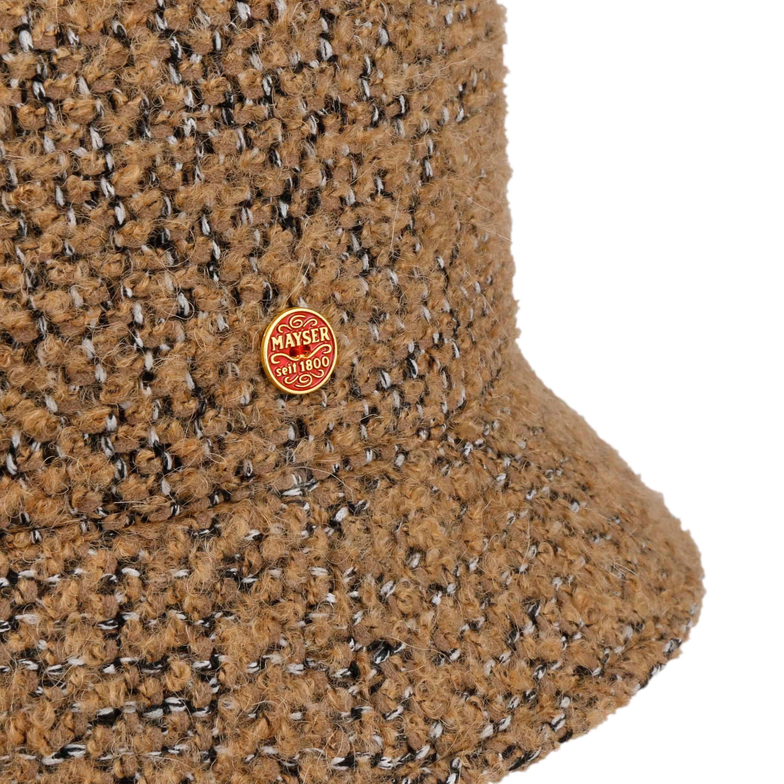Cappello In Lana Pregiata Donna - 100% Lana Britannica, Motivo Tradizionale Aran Con Pecora, Lavorato A Mano, Taglia Unica