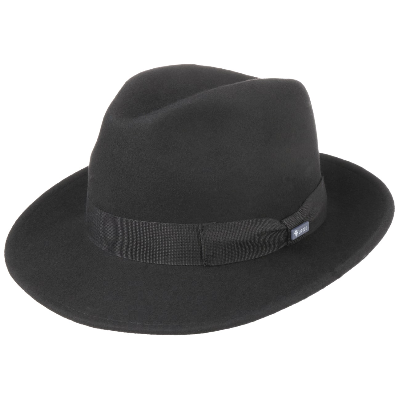 Cappelli Tirolesi Cappello Feltro Nero Feltro Uomo Cappelli