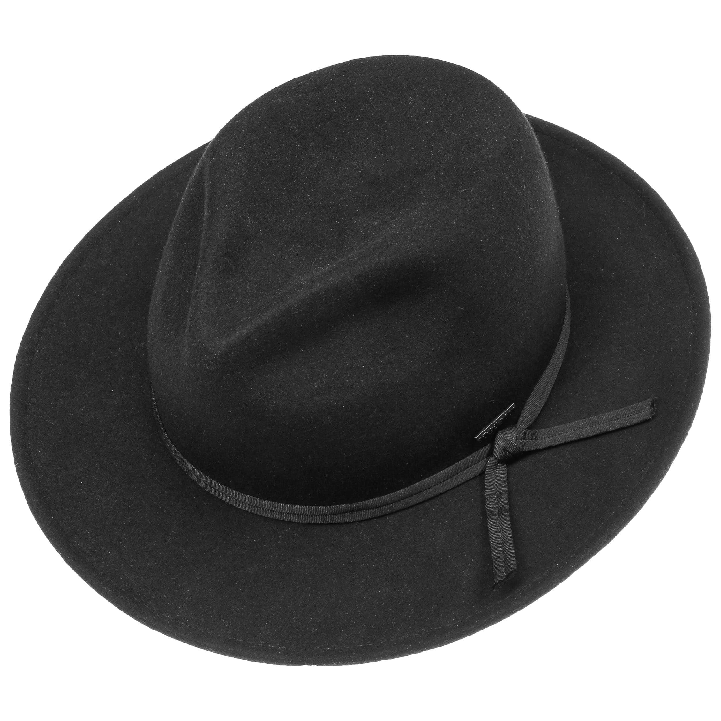 Cappello a cilindro in feltro di lana 100% a tesa larga cappello di feltro per g