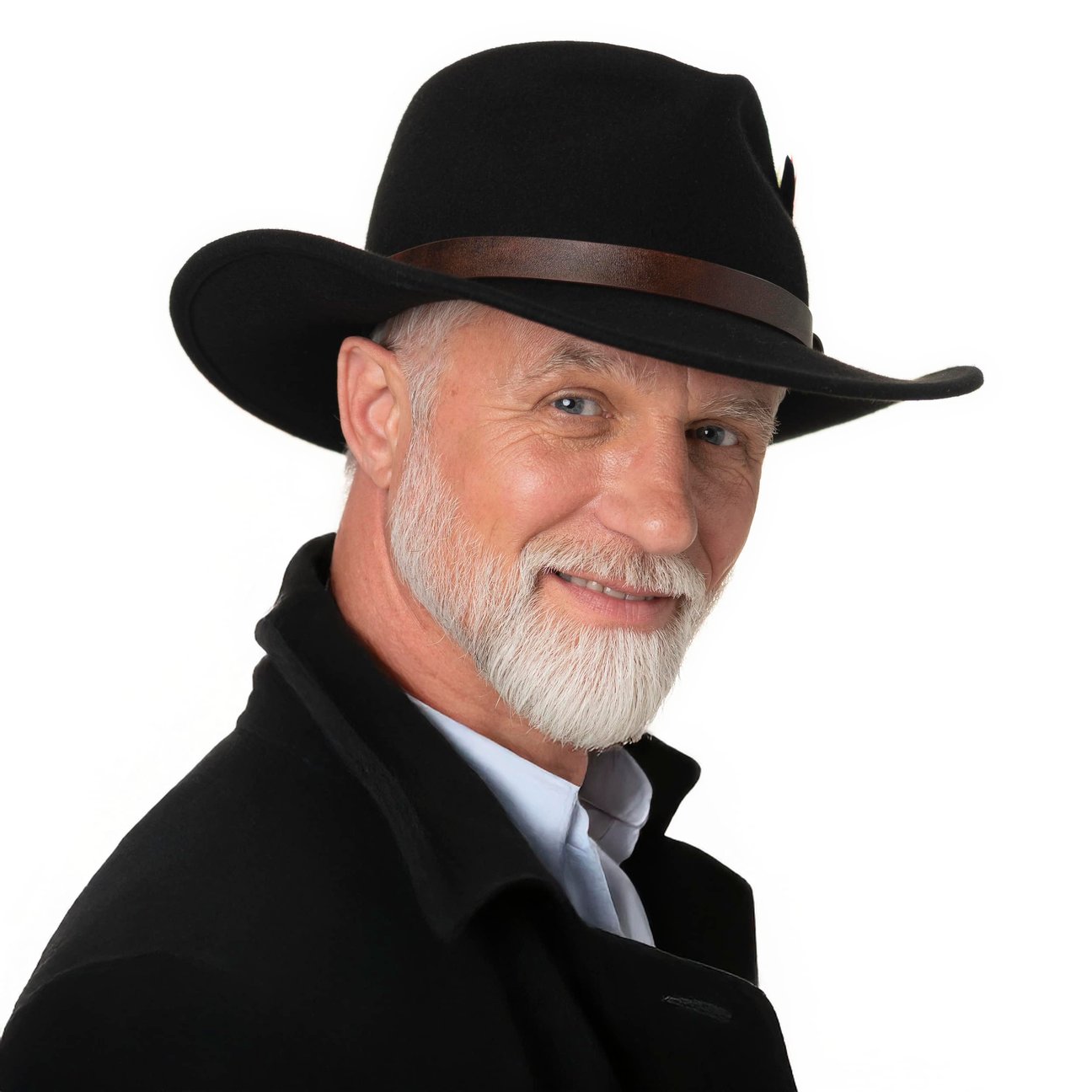 Cappello Da Cowboy Fedora In Feltro Per Uomo E Donna – Tesa Larga Arrotolabile Con Fibbia O Strass, Taglia S/M (56-58 Cm)