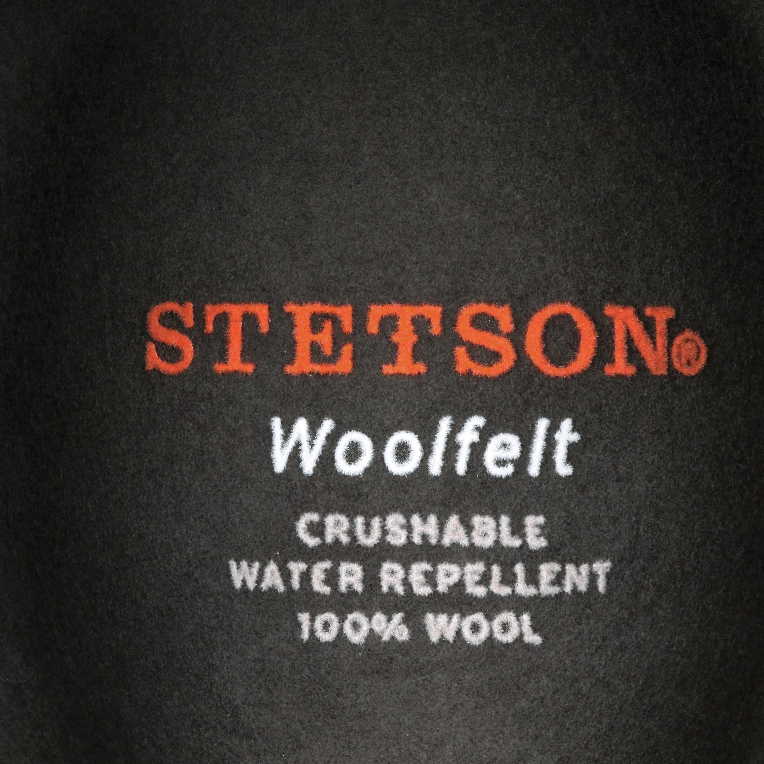Stetson Crowndale Traveller – Cappello In Feltro Di Lana Uomo, Con Fascia In Pelle, Idrorepellente E Pieghevole