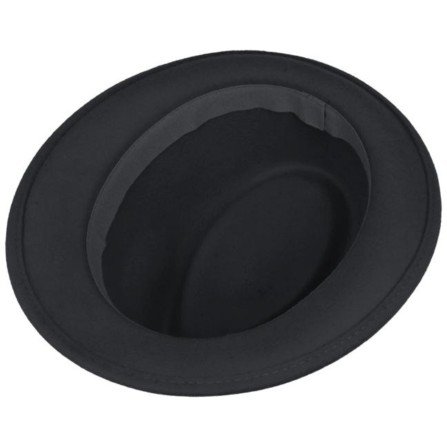 Cappello Trilby In Pelle Imitata Uomo - Tendenza, Falda 5cm, Altezza 11.5cm - Foto 6