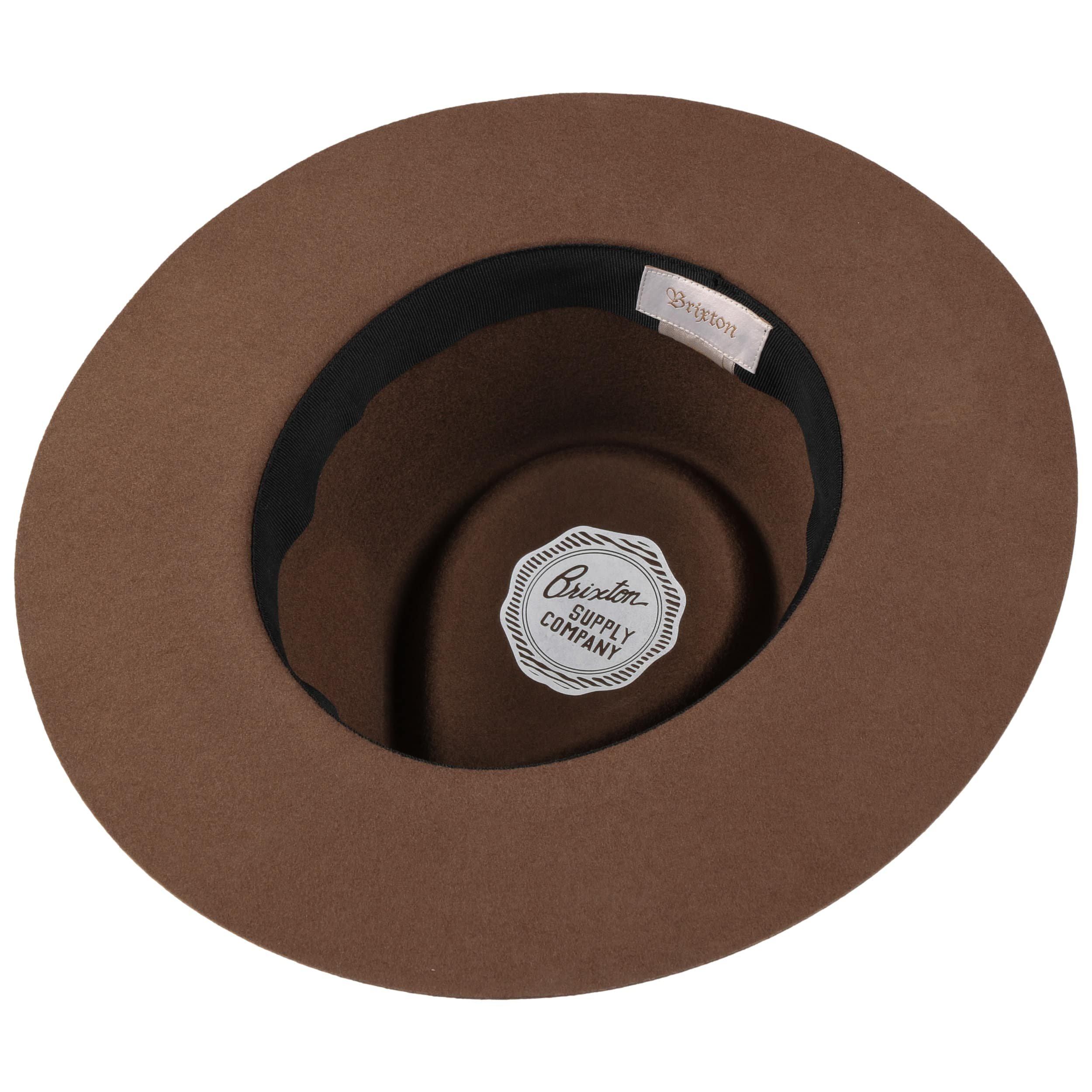 Cappello trilby in lana nero o marrone Riferimento: 2127 | Cappelleria Traclet