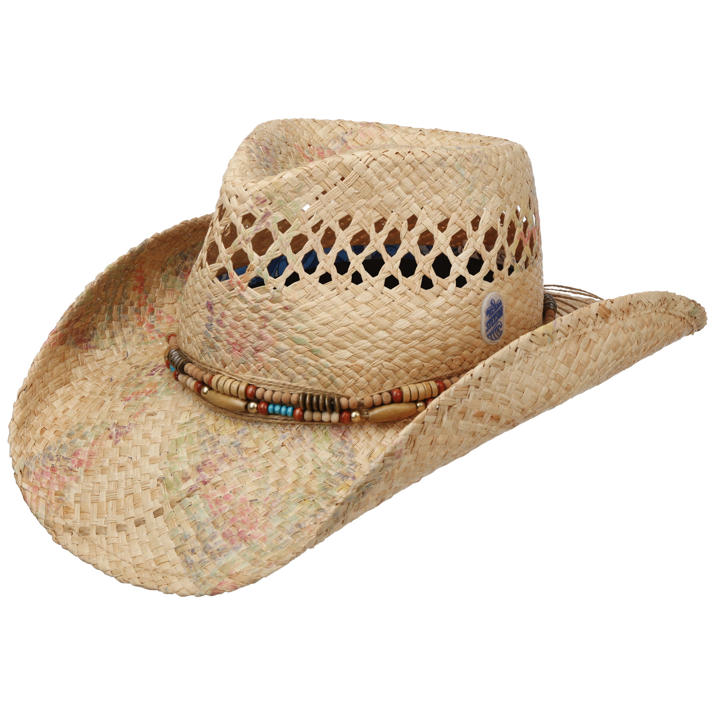 Stetson Cappello di Paglia Jenkins Crochet Donna/Uomo - Made