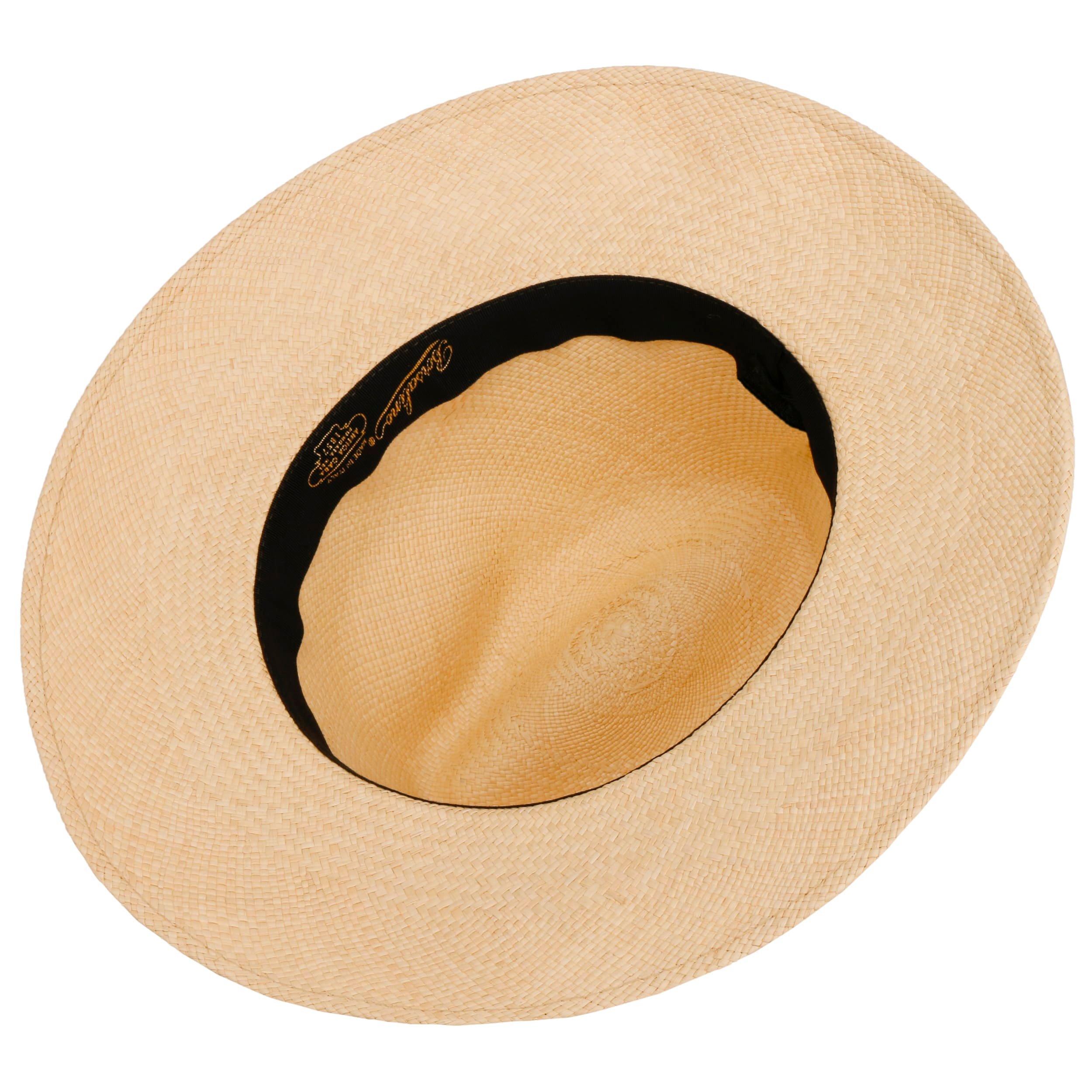 Cappello Di Paglia Fedora Panama Stile Anni '20 | Tesa Larga UPF 50, Regolabile, Per Uomo E Donna, Viaggi E Spiaggia