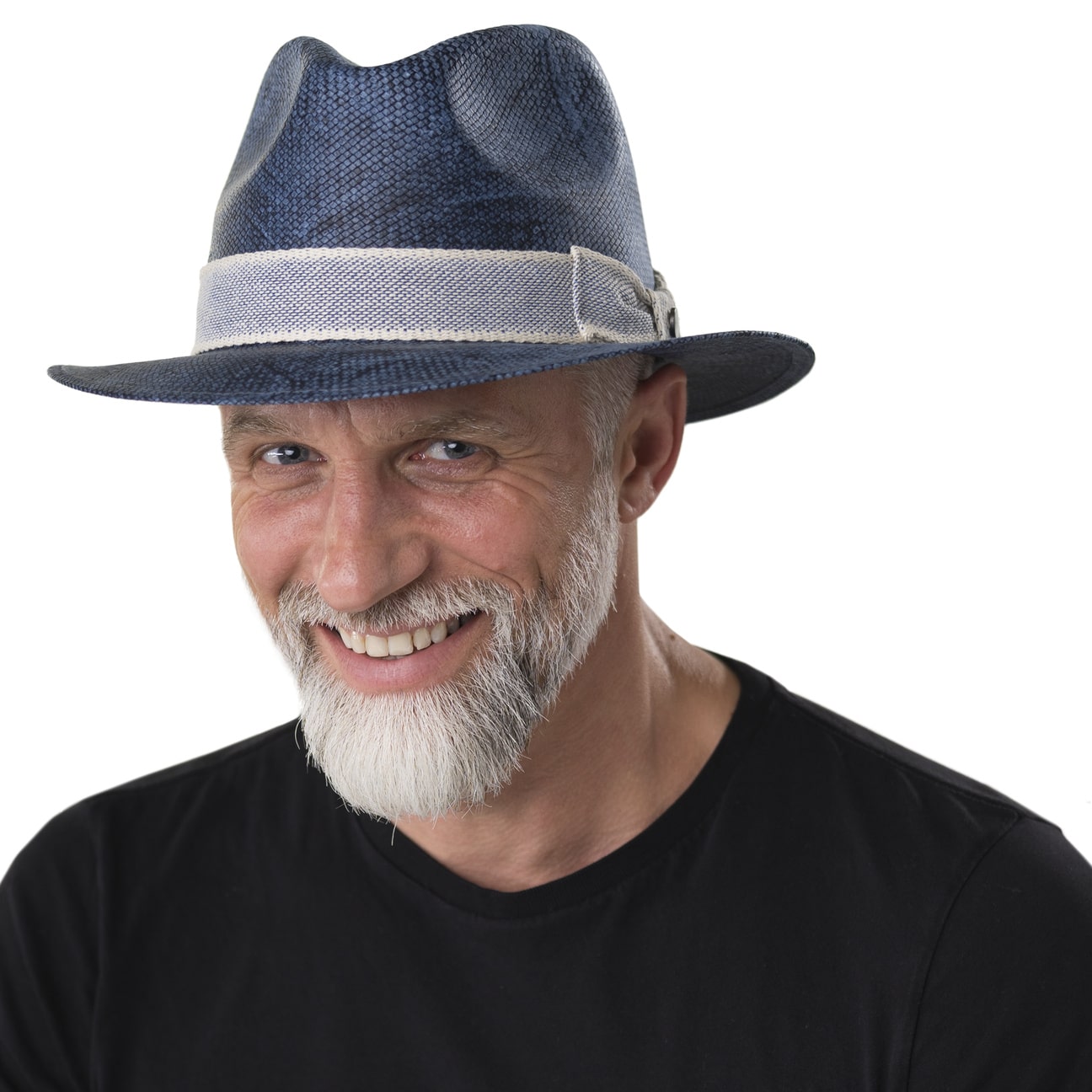 Cappello Panama Uomo Lierys - Paglia Ecuador Fatta A Mano, Tesa Larga 7.7cm, Protezione Sole, Ideale Per Estate