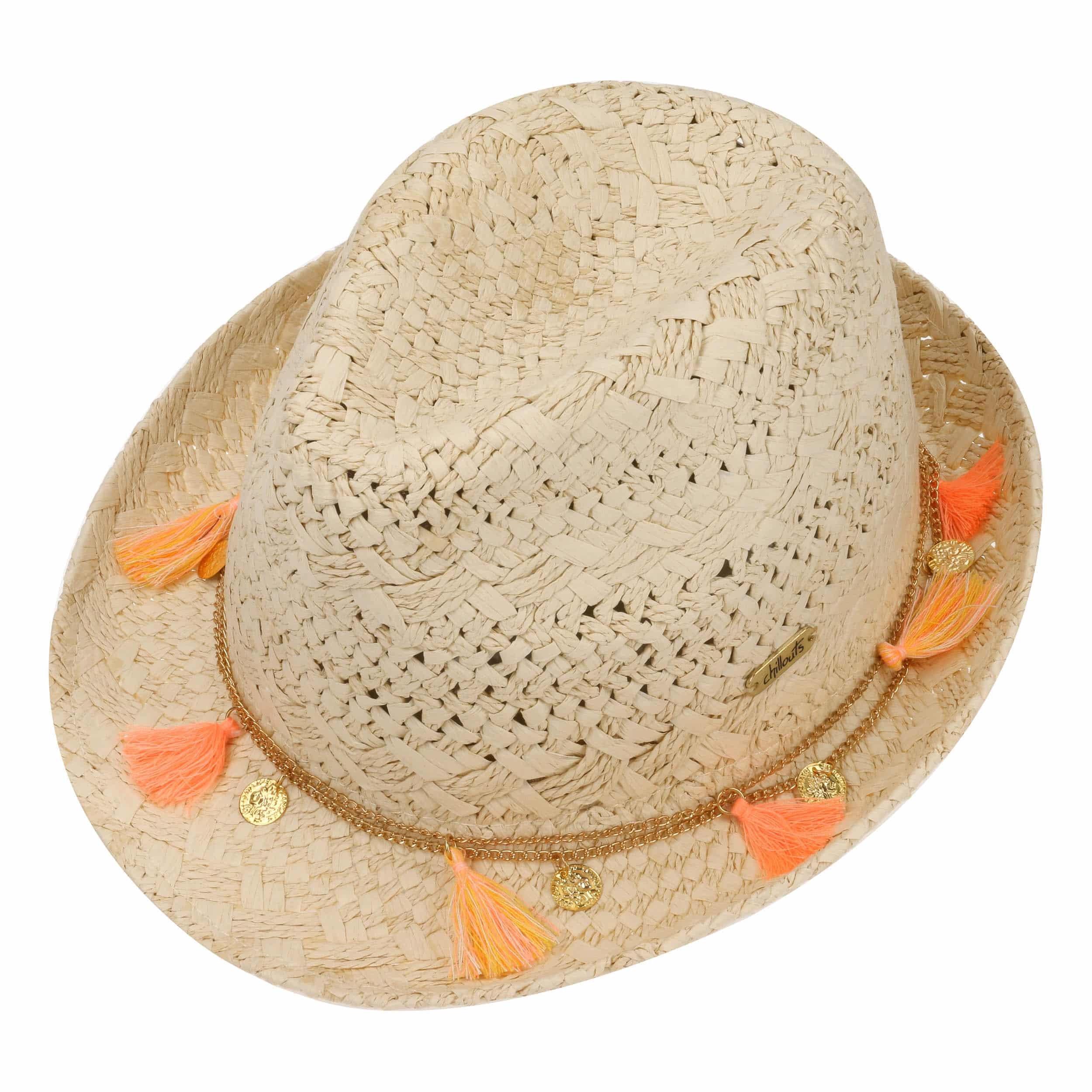 Cappellishop Málaga Cappello Trilby In Paglia, 59 Cm, Colore Fuchsia, Prodotto In Italia, Leggero - 4