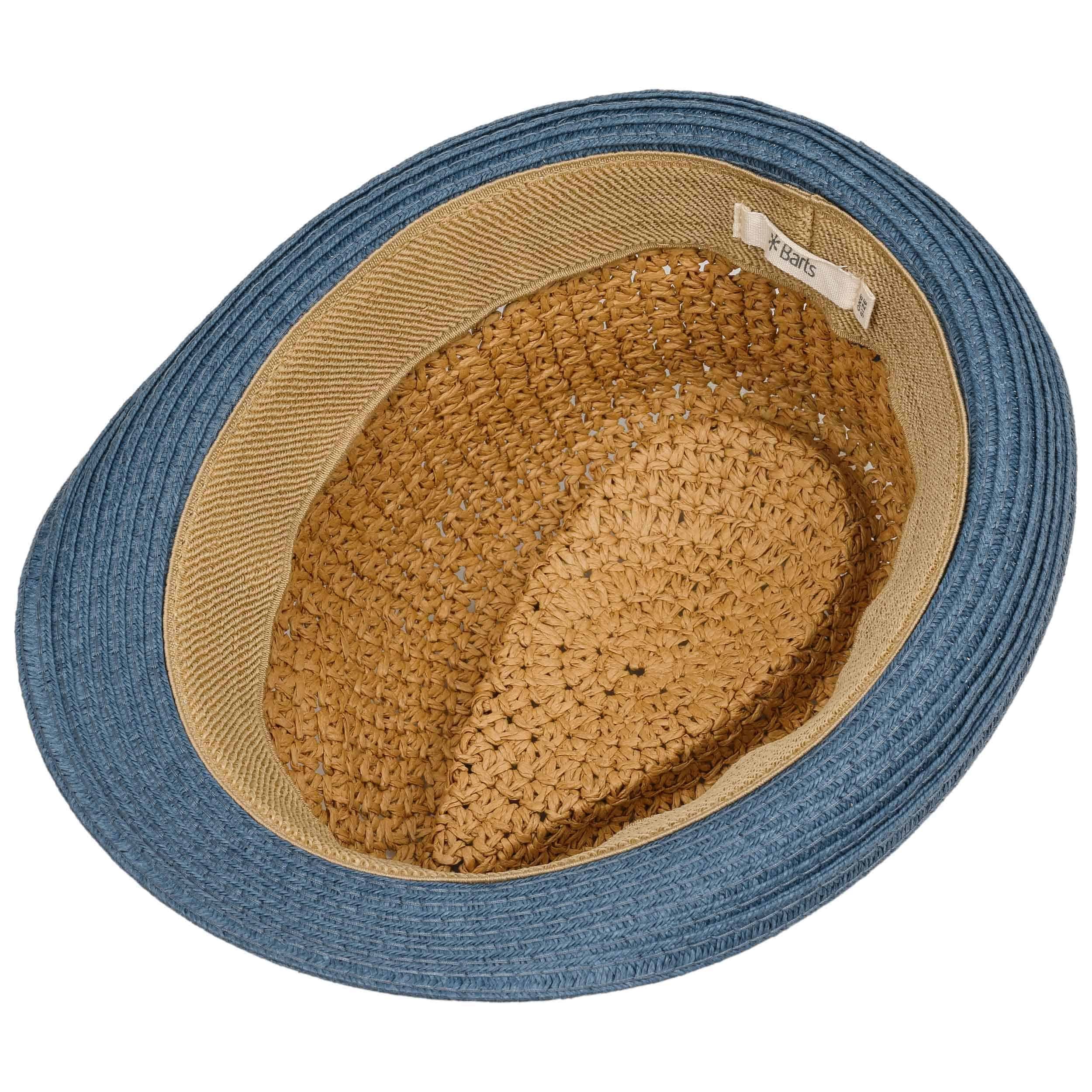 Cappello Uomo Paglia Trilby &ndash; Fatto In Italia, Stile Elegante, Colore Paglia