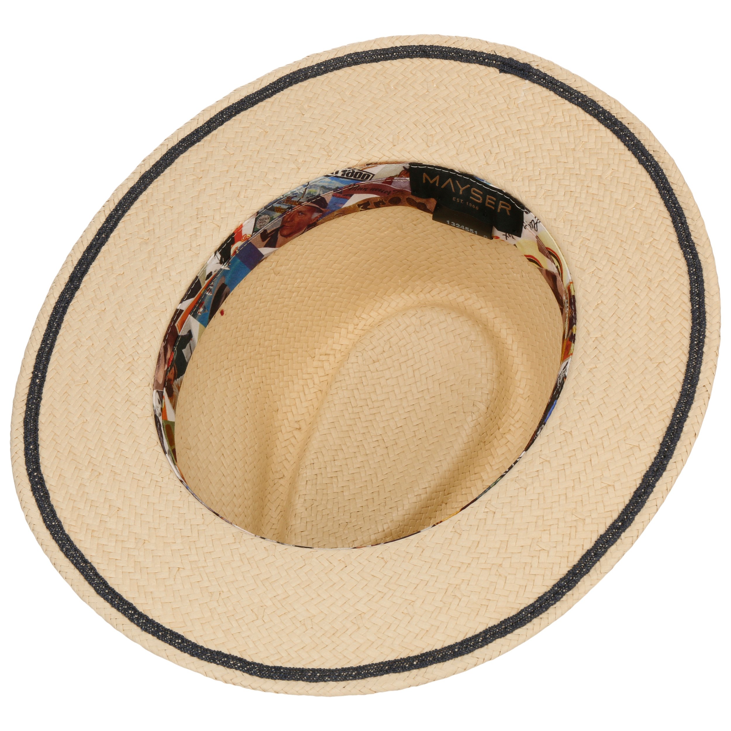 Cappello Di Paglia Uomo Mayser Traveller - Made In EU | Tesa Larga Ed Elegante Per Estate